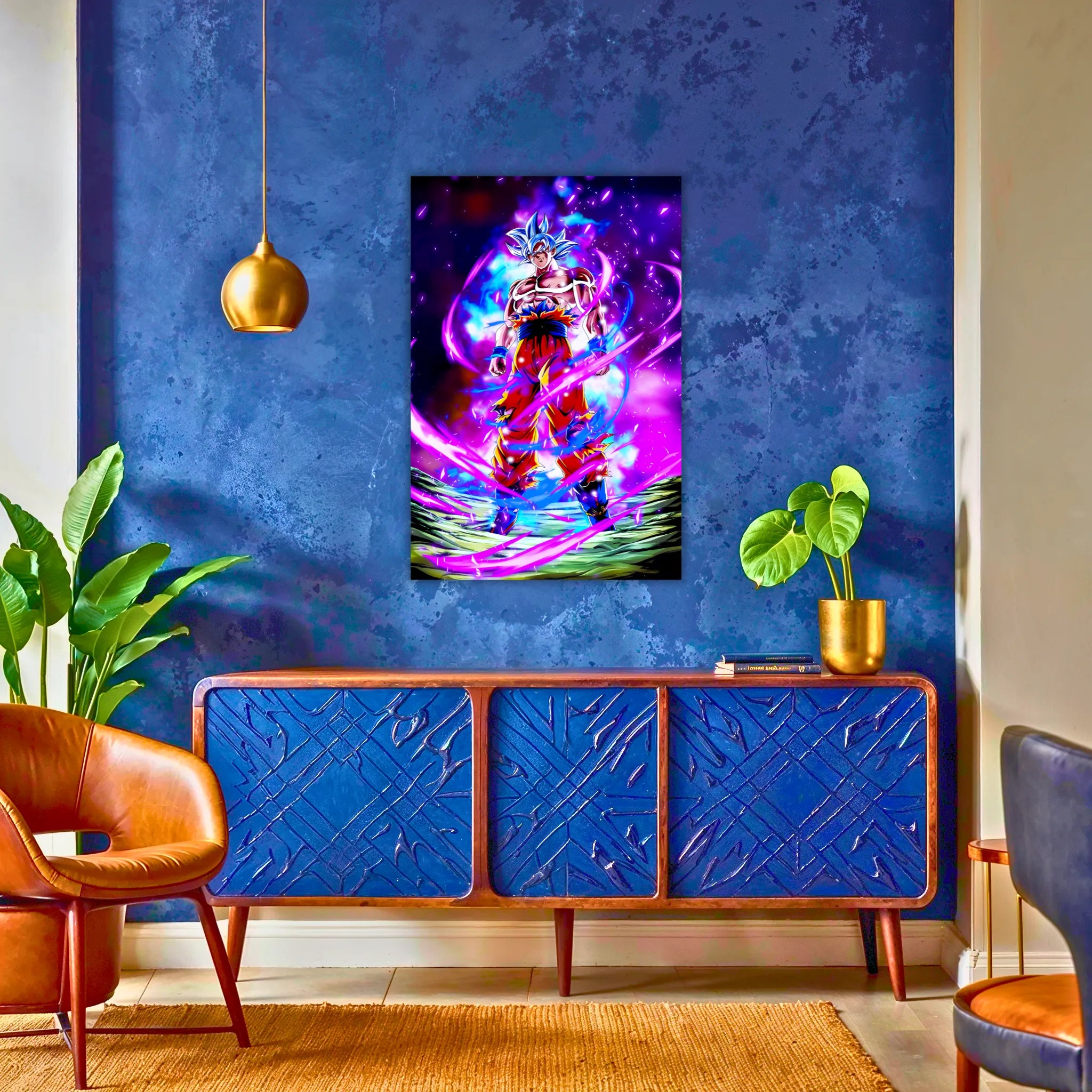 Tableau Goku Ultra Instinct Violet