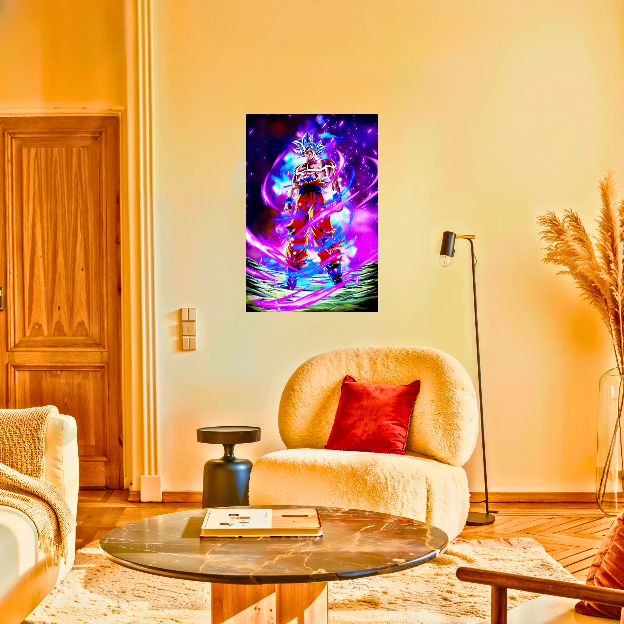 Tableau Goku Ultra Instinct Violet