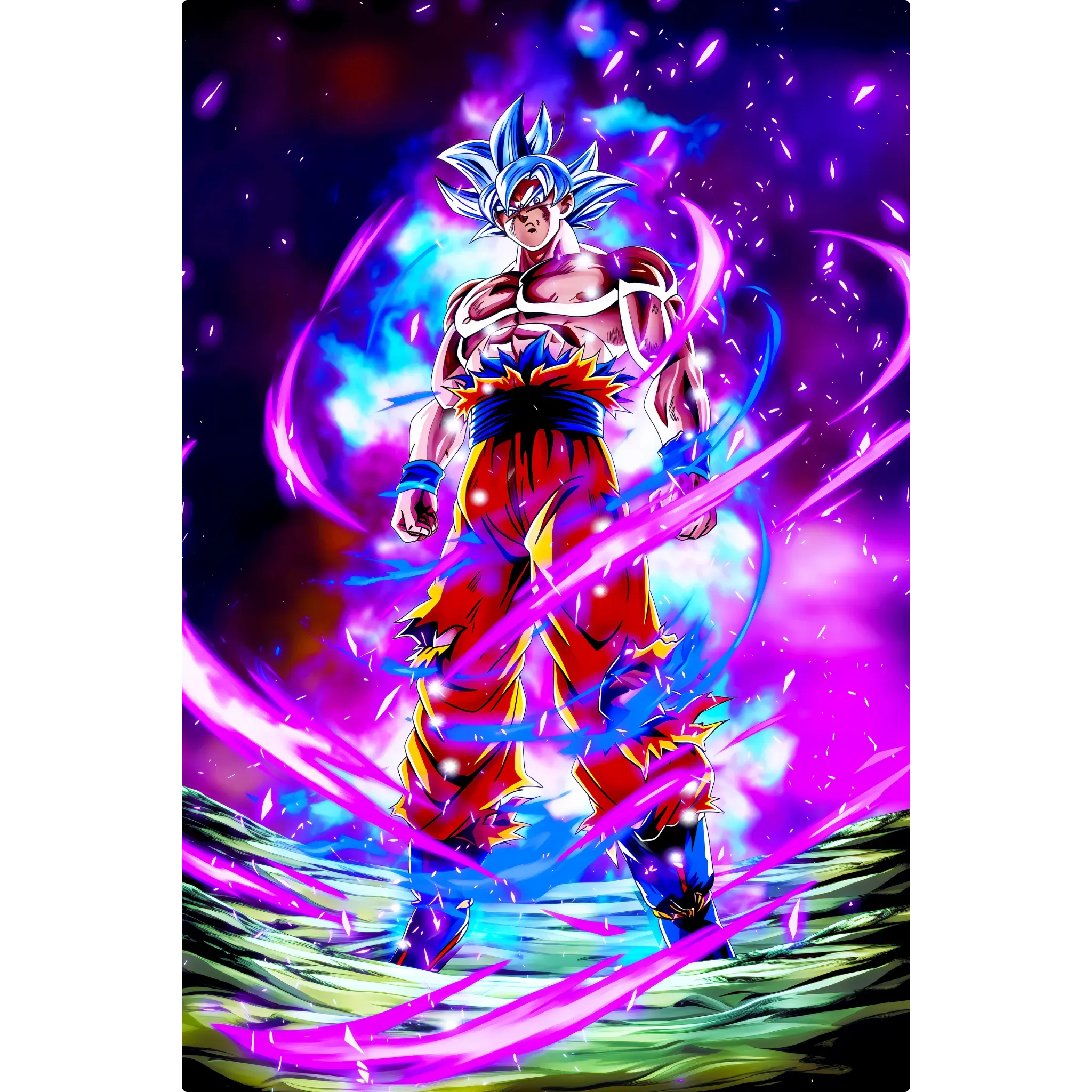 Tableau Goku Ultra Instinct Violet