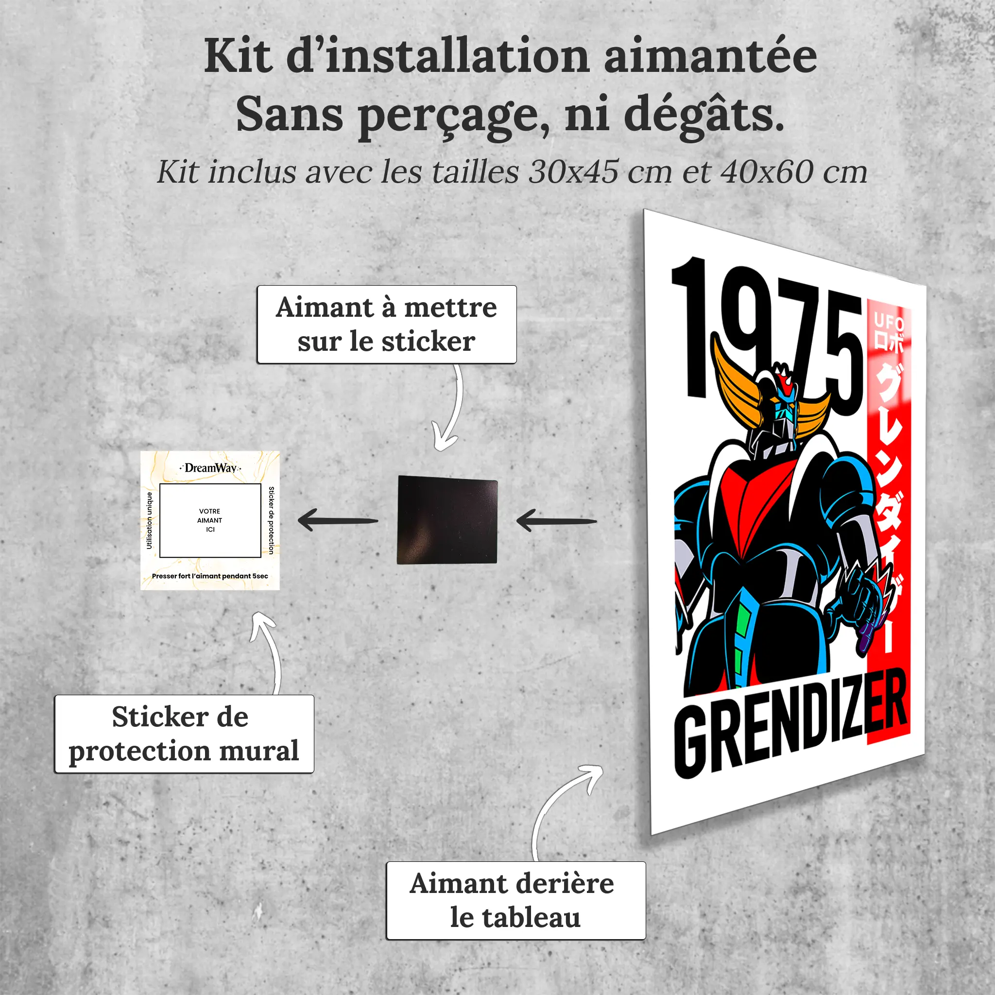 tableau-goldorak-1975-avec-installation-aimantee | DreamWay