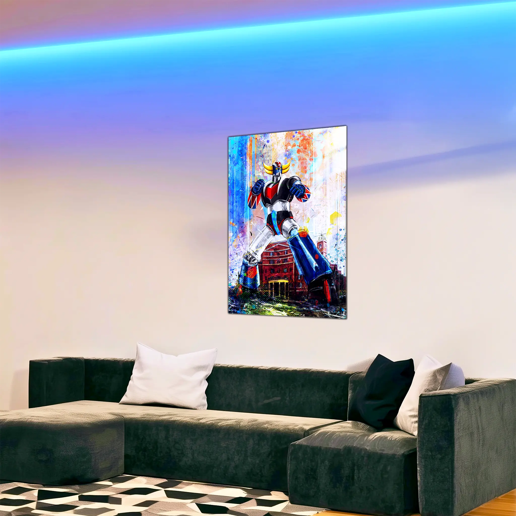 tableau-goldorak-Albergo-Rosso-dans-le-salon | DreamWay