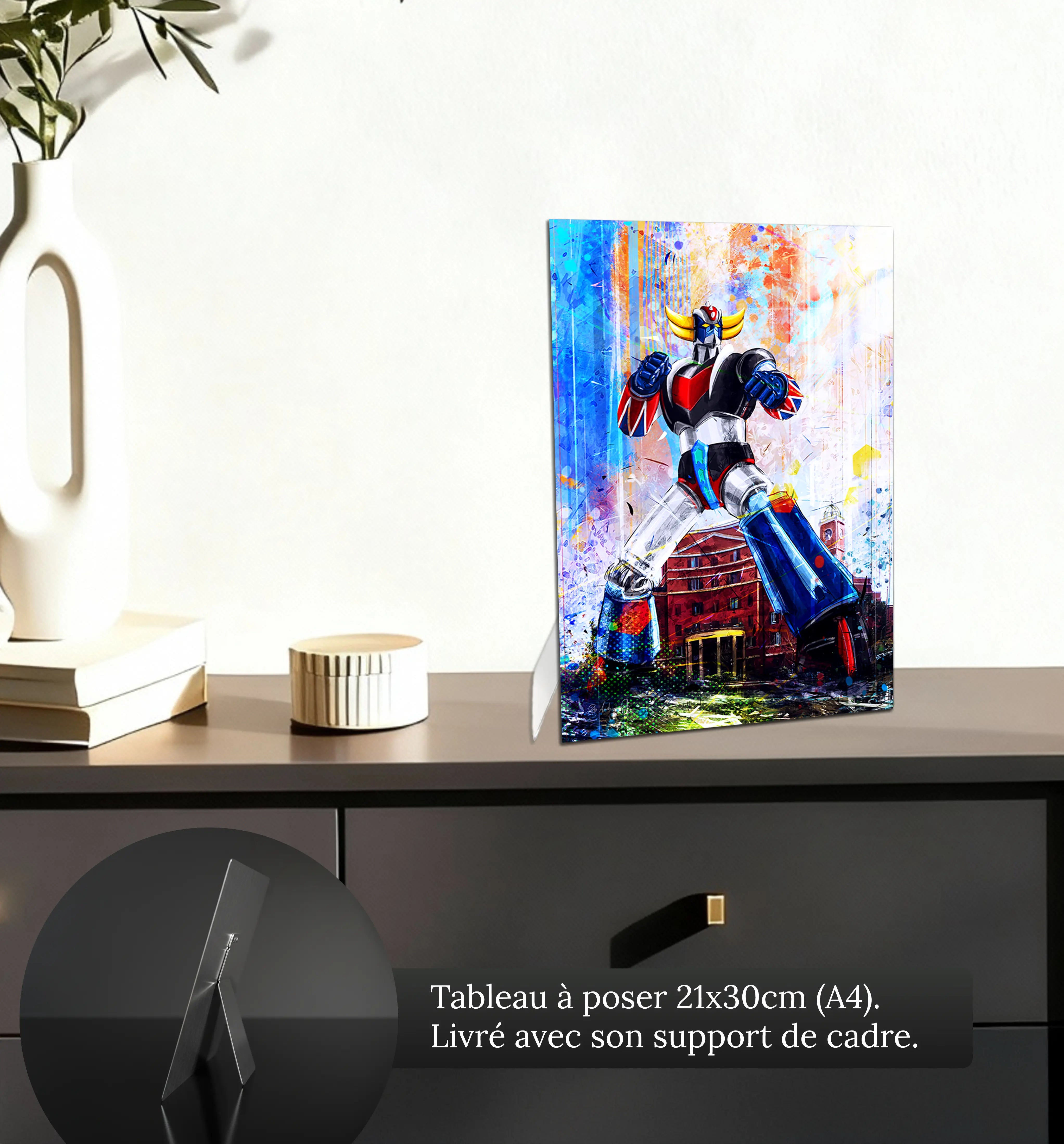 tableau-goldorak-Albergo-Rosso-petit-format-a-poser-sur-meuble | DreamWay