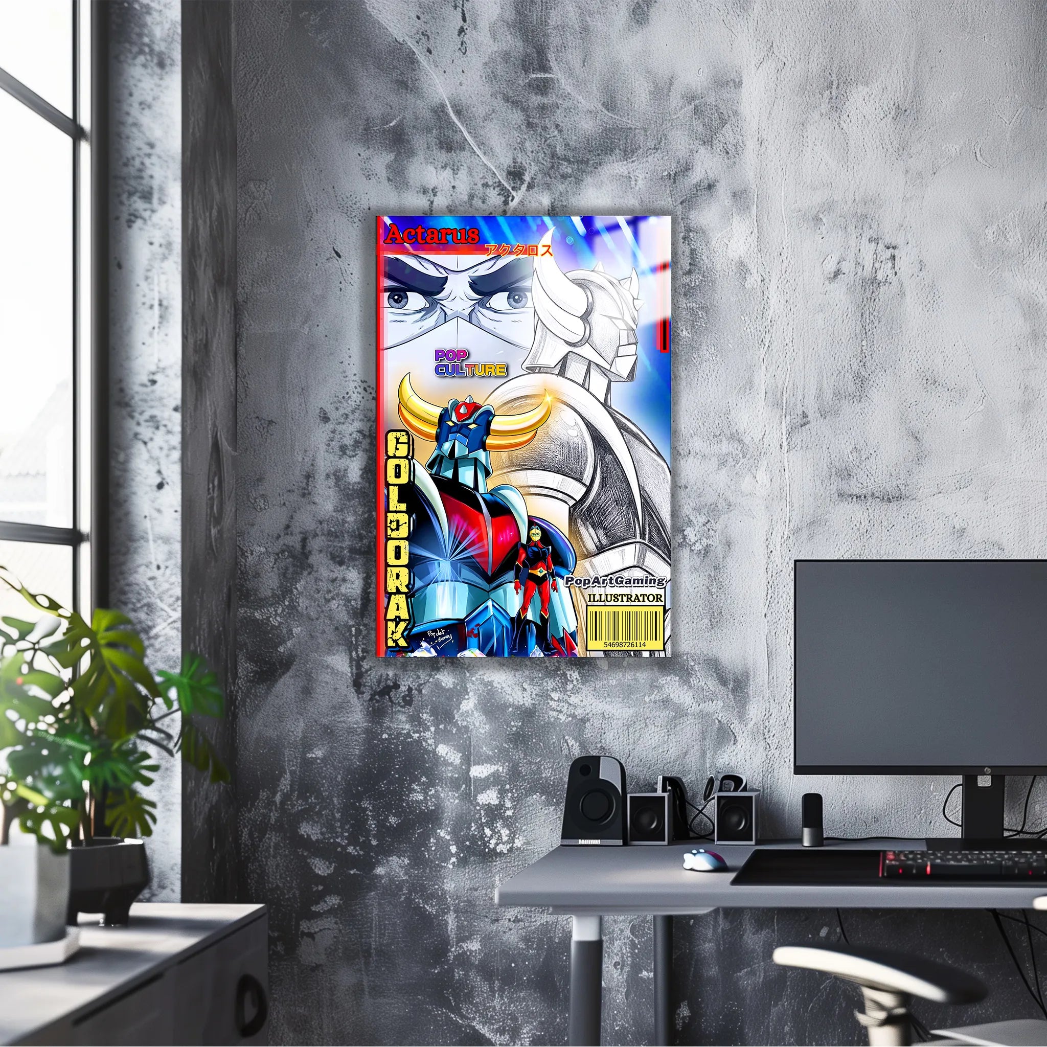 Tableau Goldorak Affiche BD