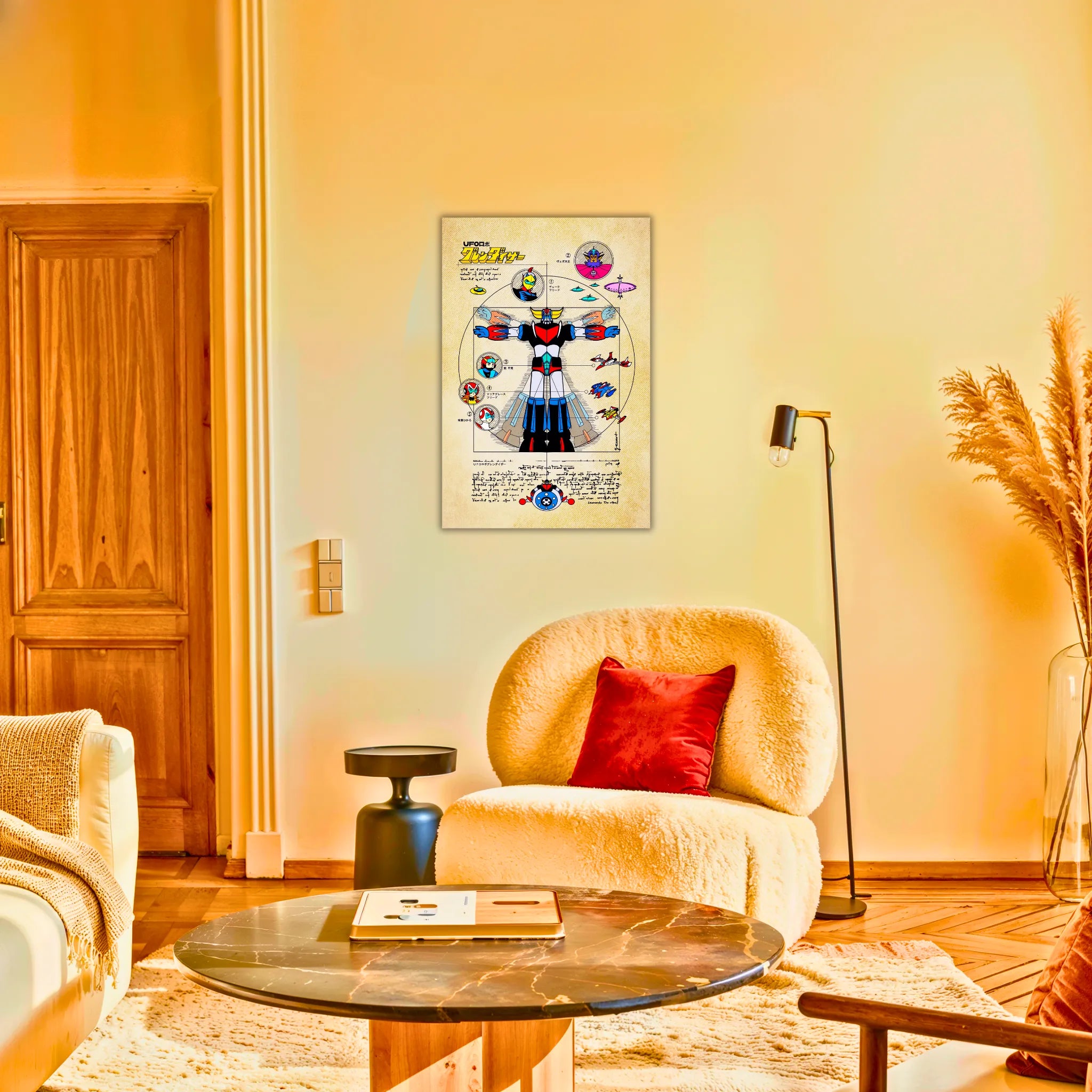 Tableau Goldorak Affiche Vintage