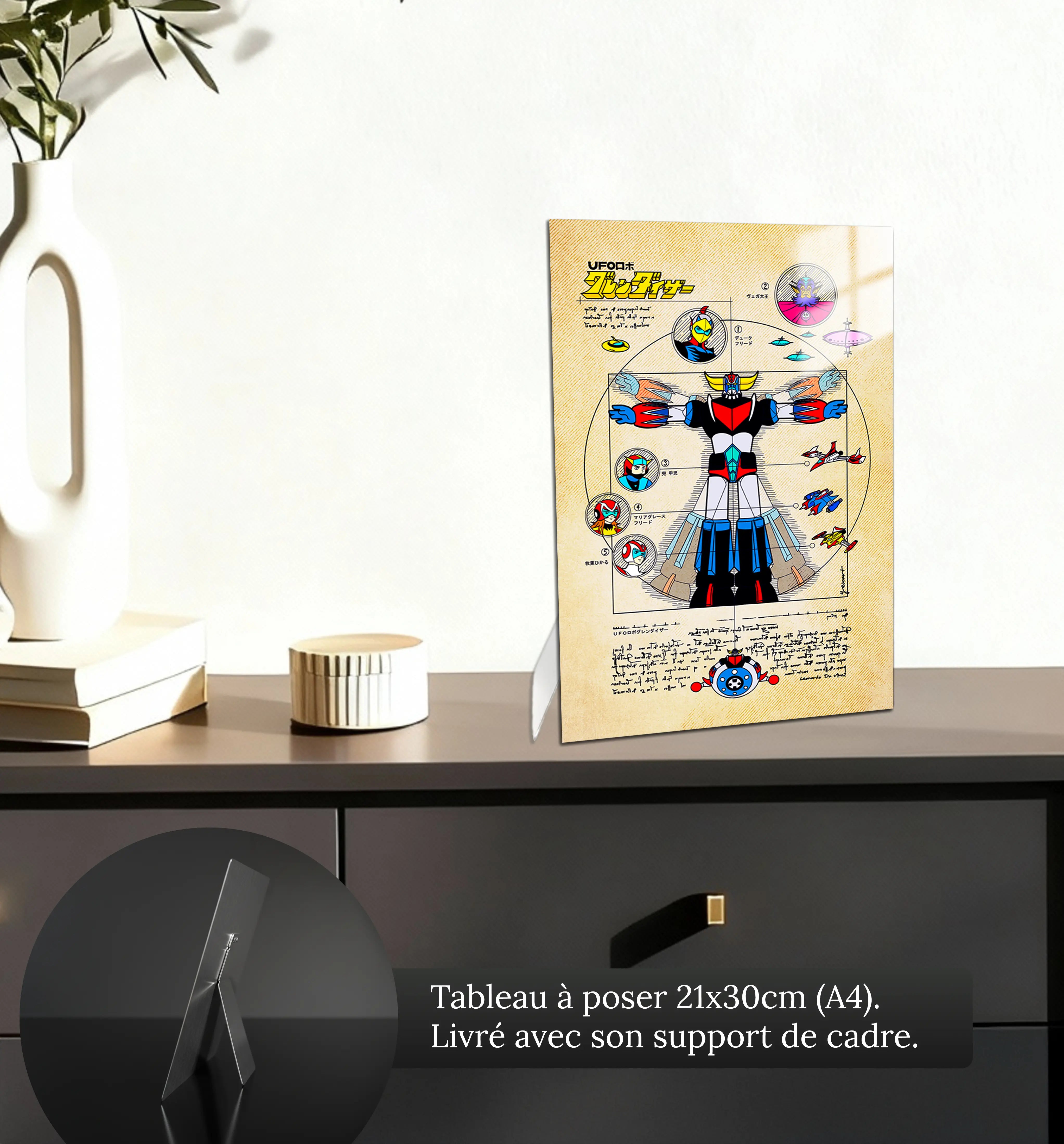 tableau-goldorak-affiche-vintage-petit-format-a-poser-sur-meuble | DreamWay
