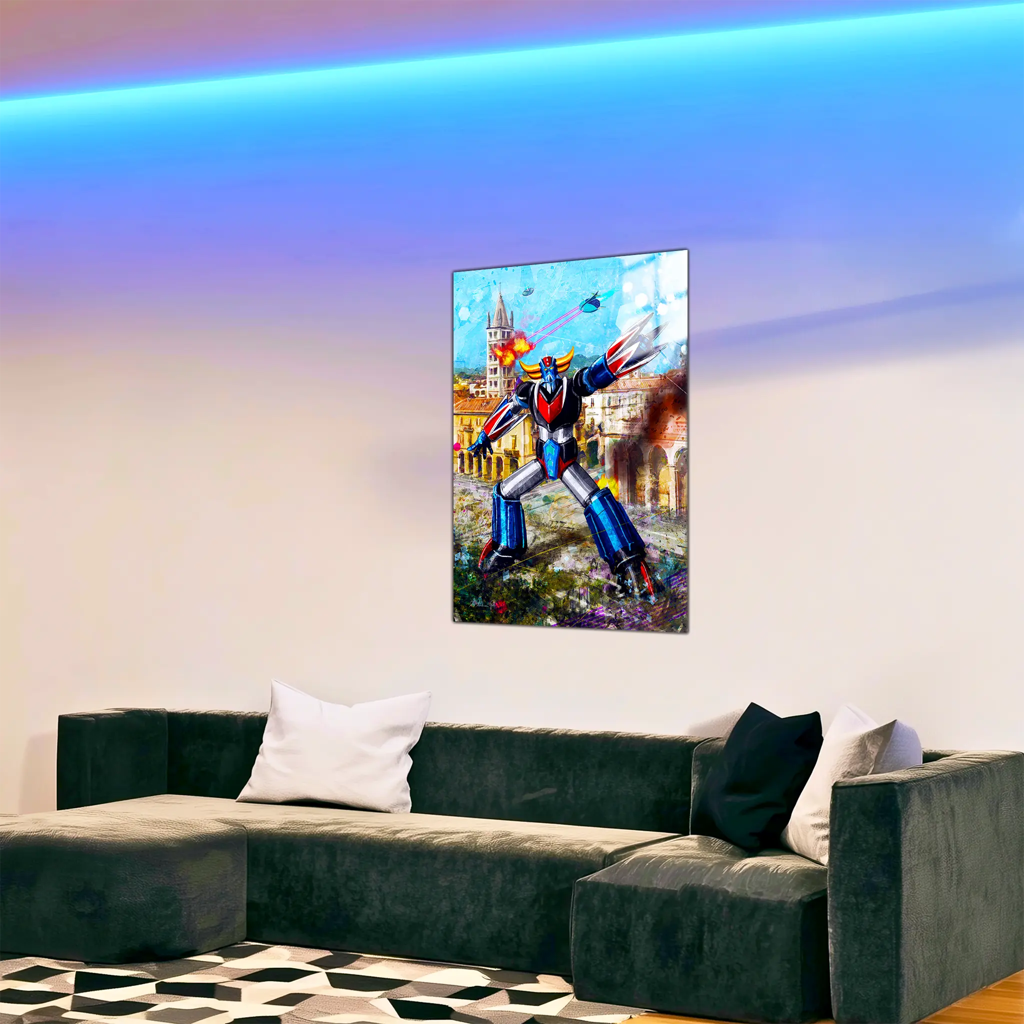 tableau-goldorak-combat-dans-le-salon | DreamWay