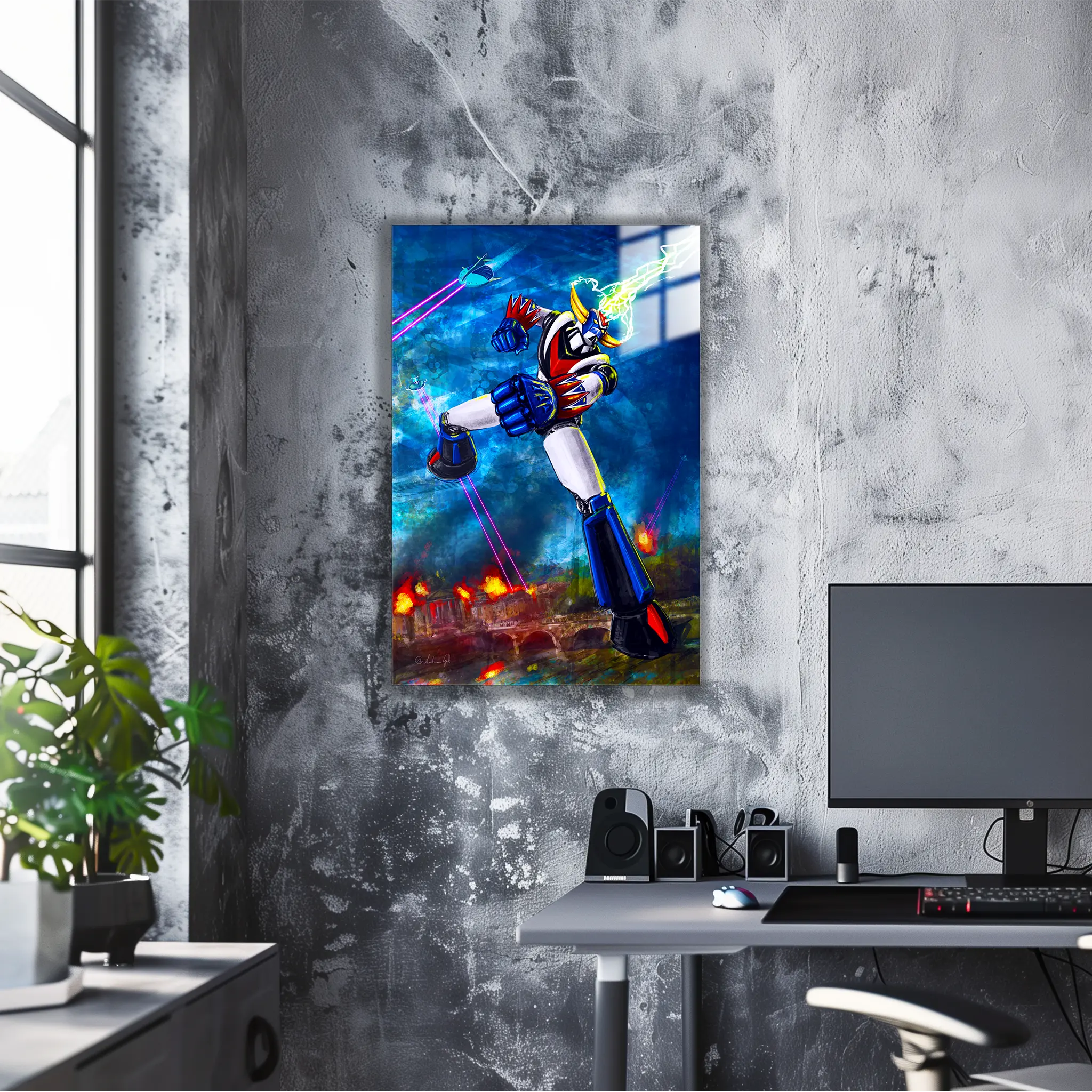 tableau-goldorak-coup-elcair | DreamWay