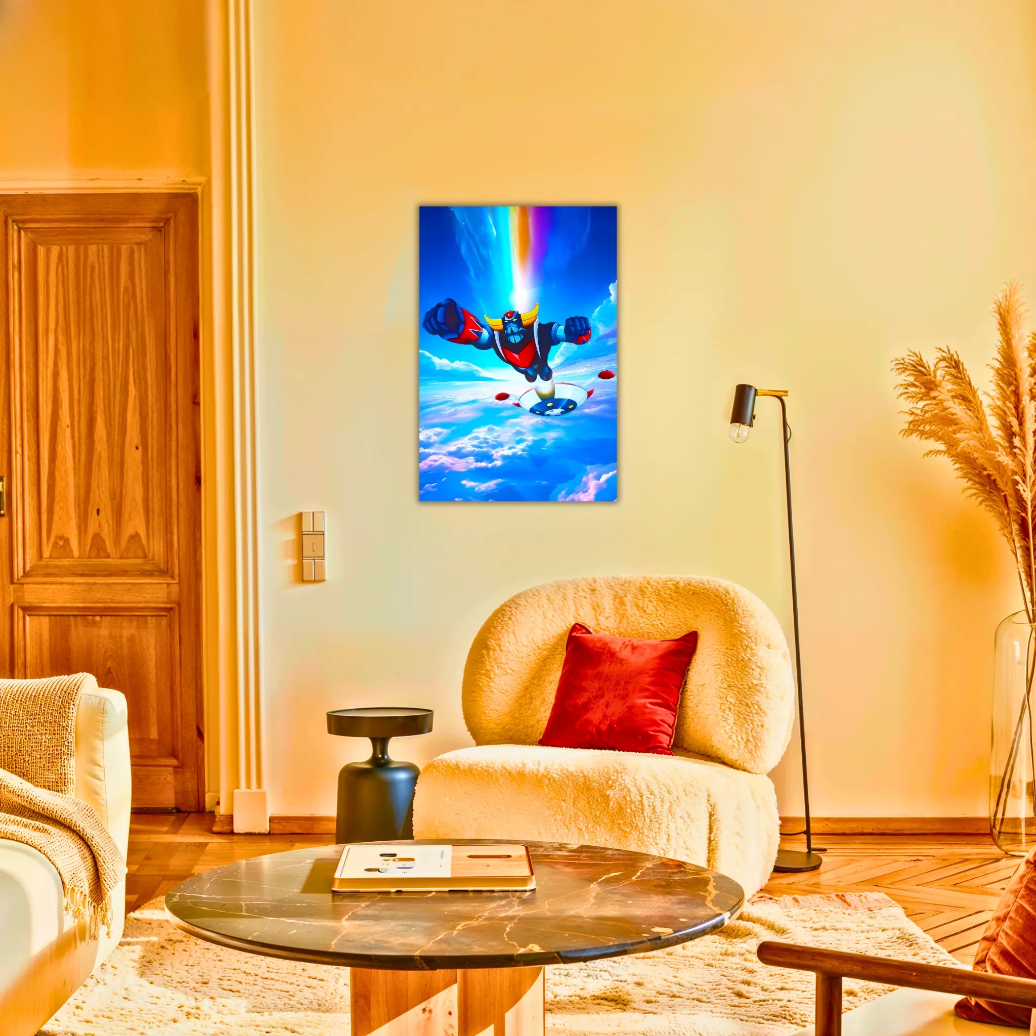tableau-goldorak-en-vol-au-salon | DreamWay