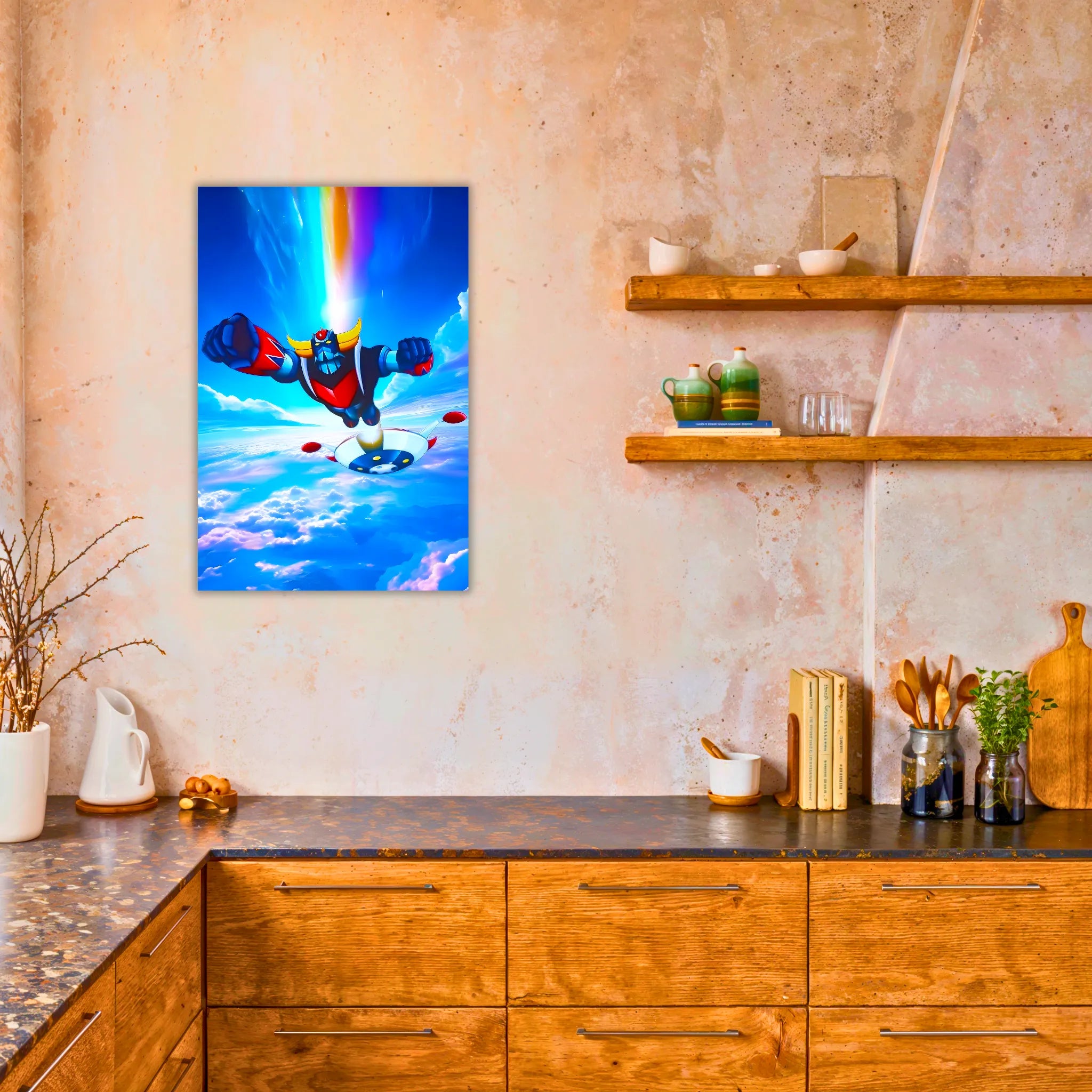 tableau-goldorak-en-vol-dans-la-cuisine | DreamWay