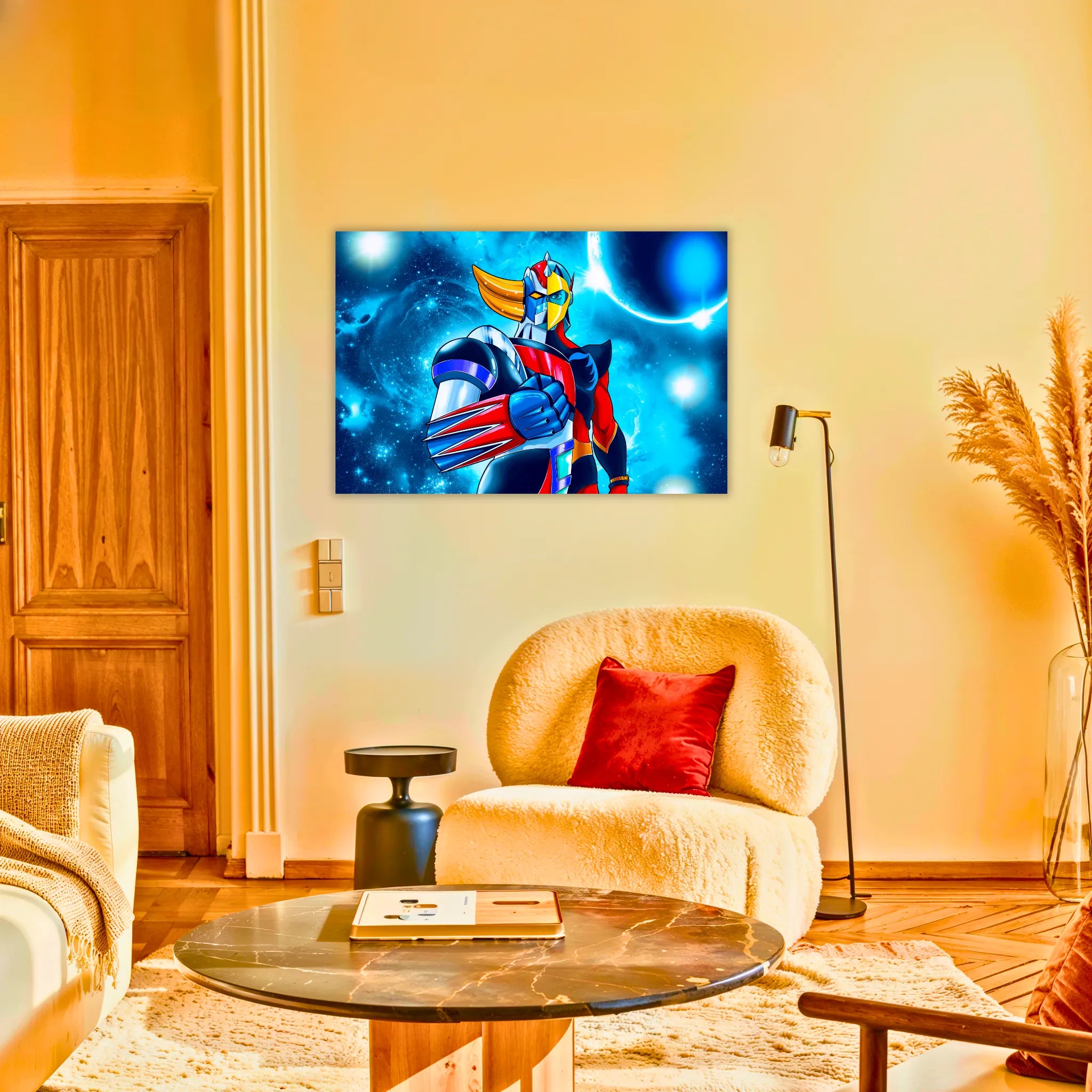 tableau-goldorak-et-actarus-fusion-au-salon | DreamWay