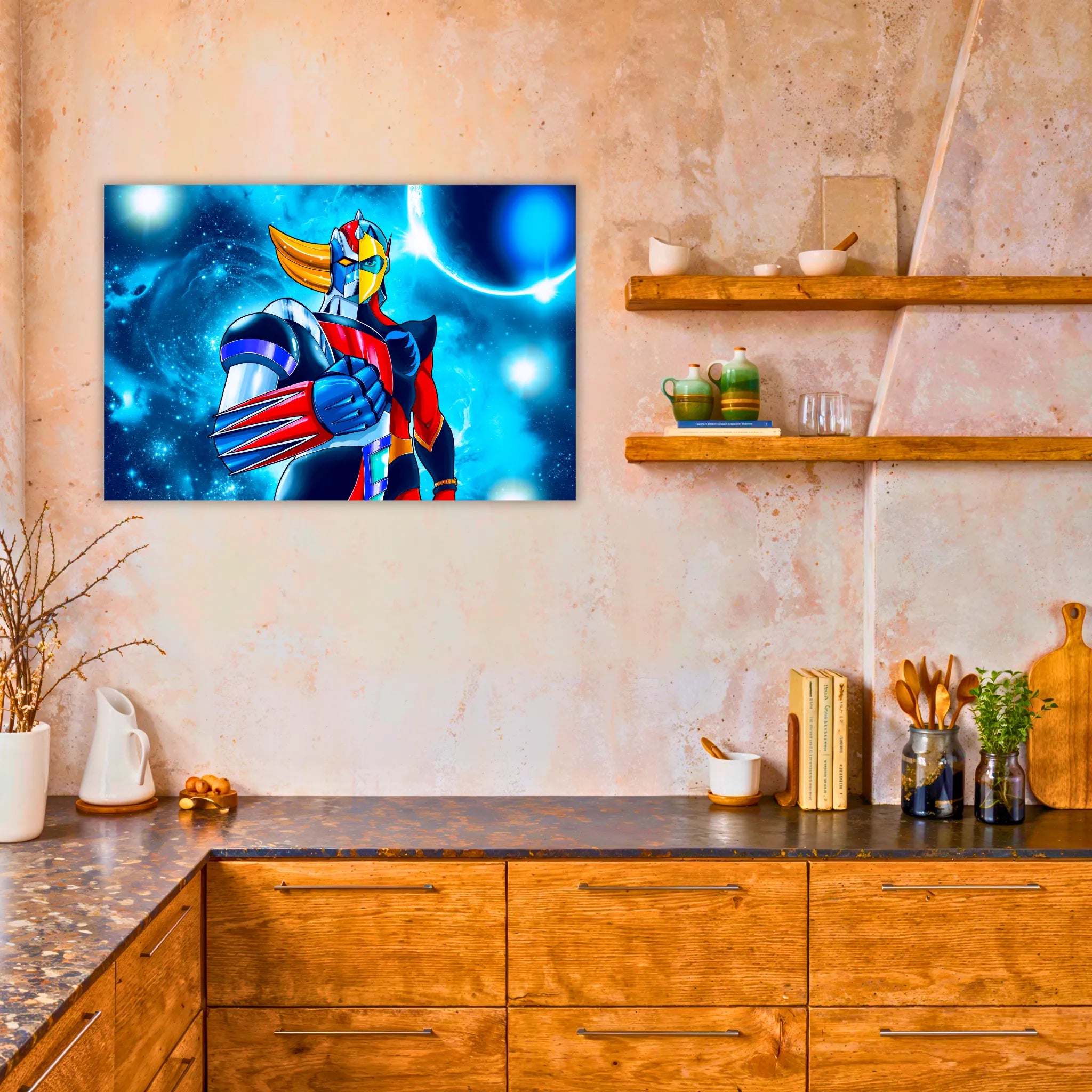 tableau-goldorak-et-actarus-fusion-dans-la-cuisine | DreamWay
