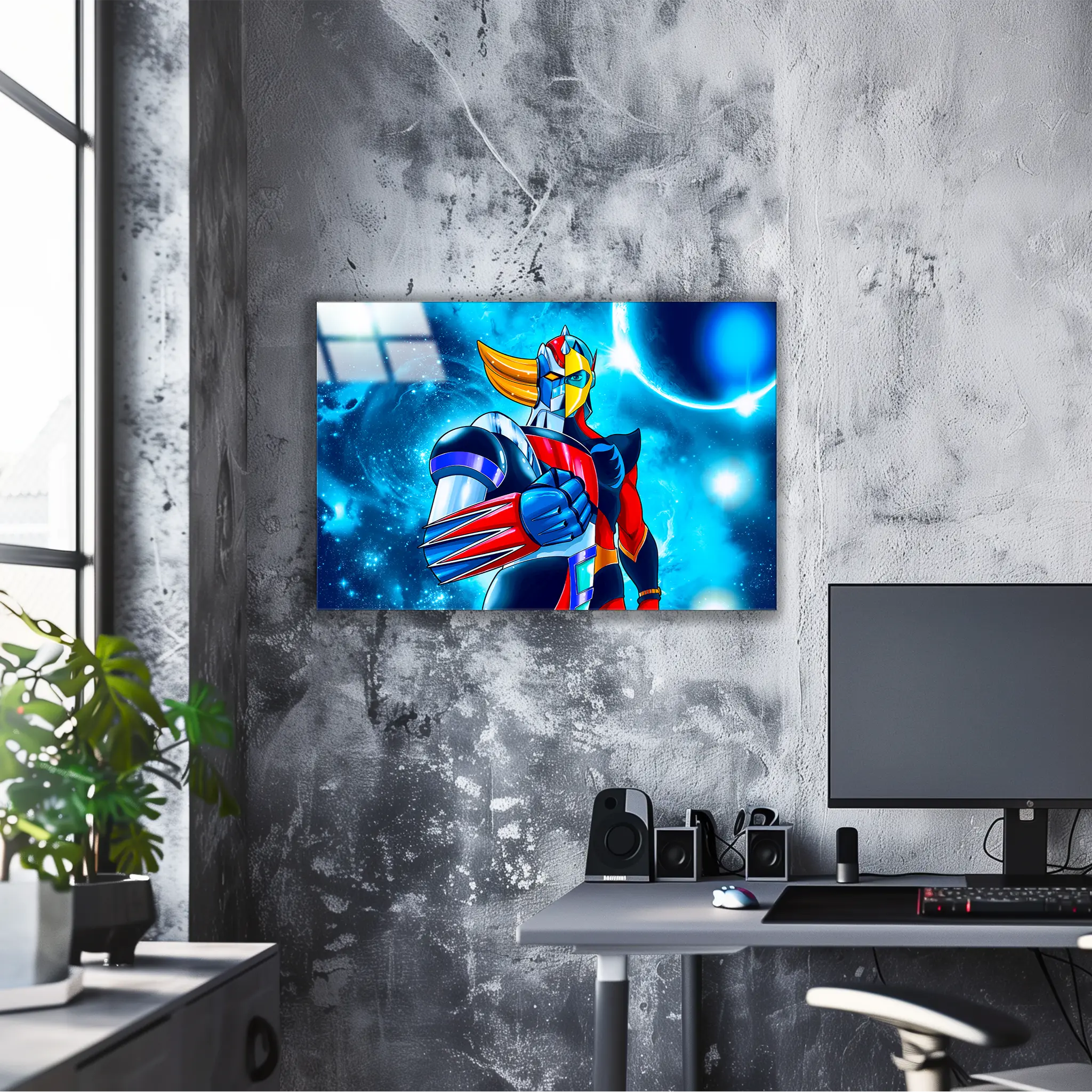 Tableau Goldorak Et Actarus Fusion