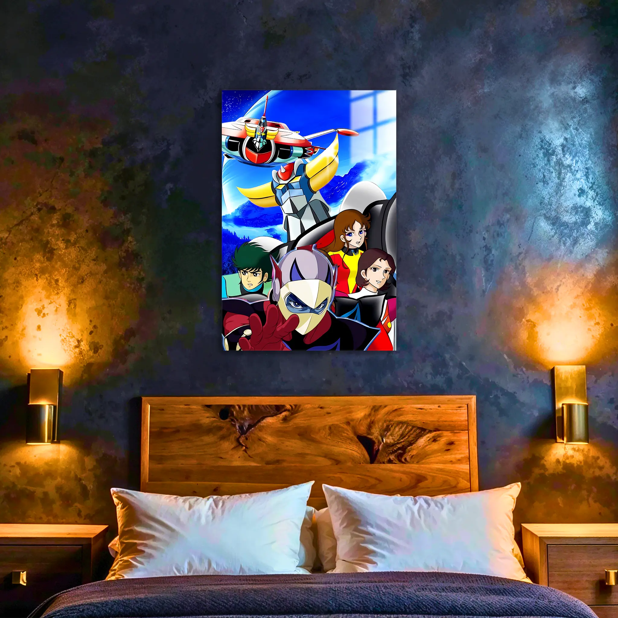 tableau-goldorak-et-son-equipe-dans-la-chambre | DreamWay