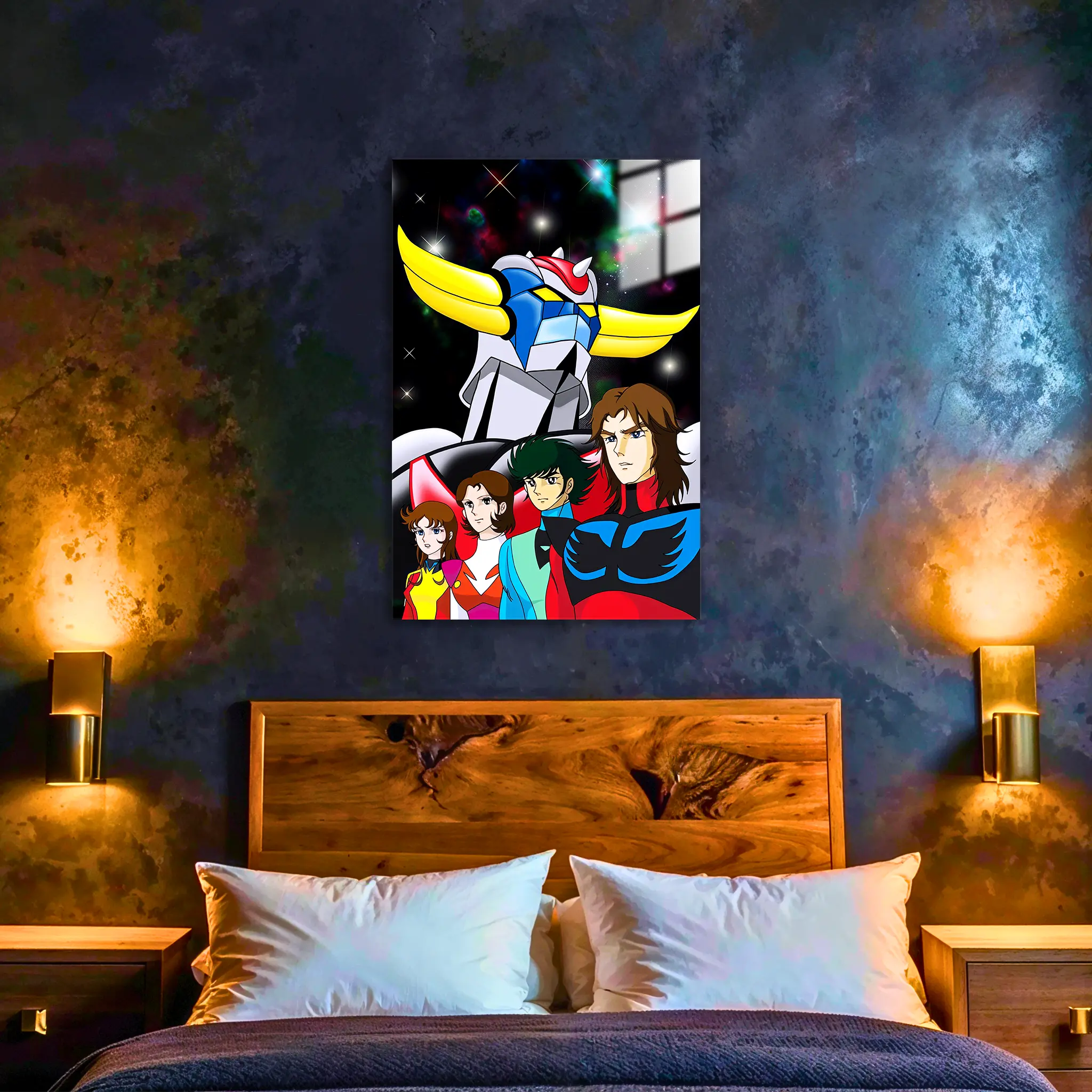 tableau-goldorak-et-son-equipe-galaxy-dans-la-chambre | DreamWay