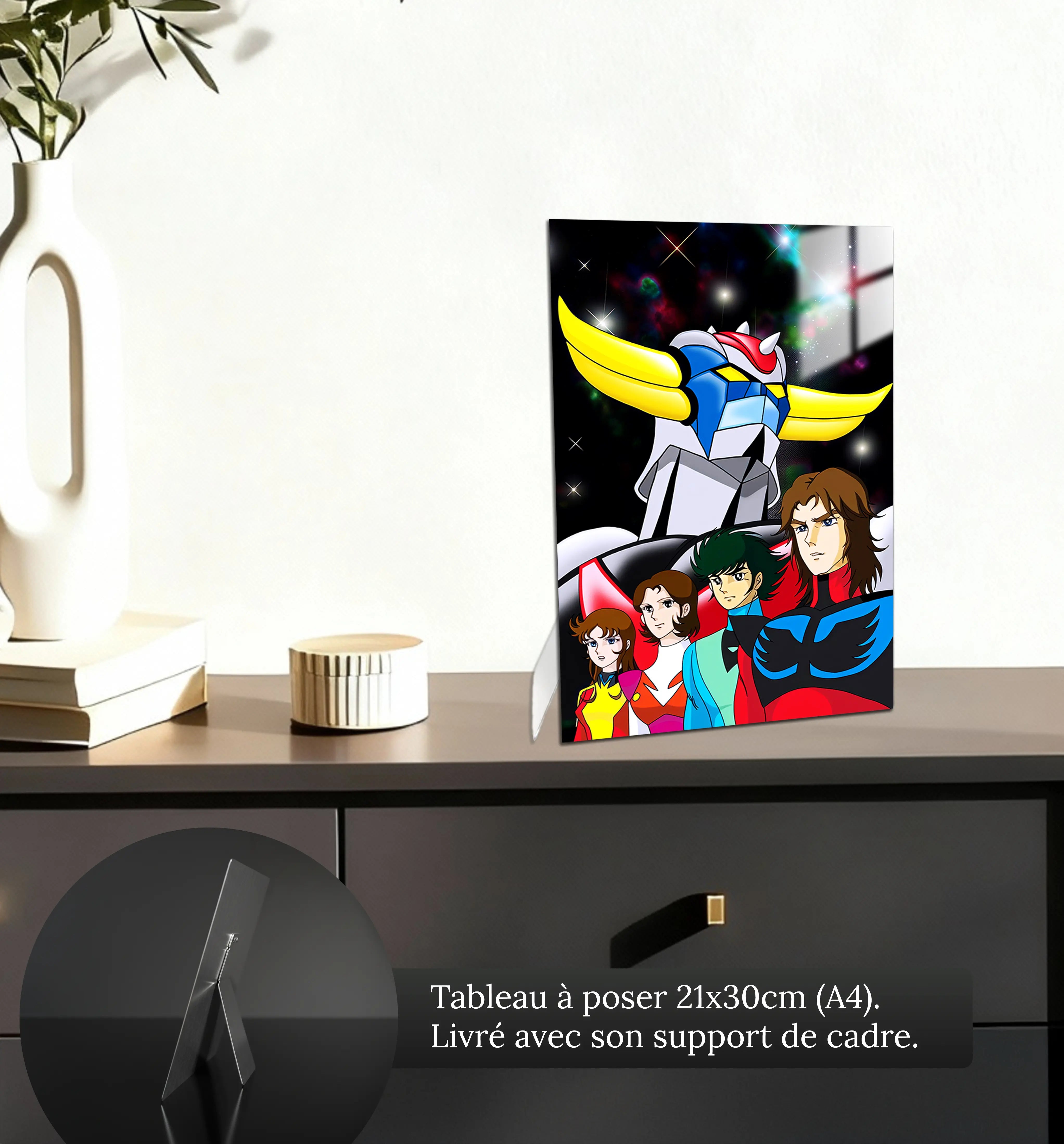 tableau-goldorak-et-son-equipe-galaxy-petit-format-a-poser-sur-meuble | DreamWay