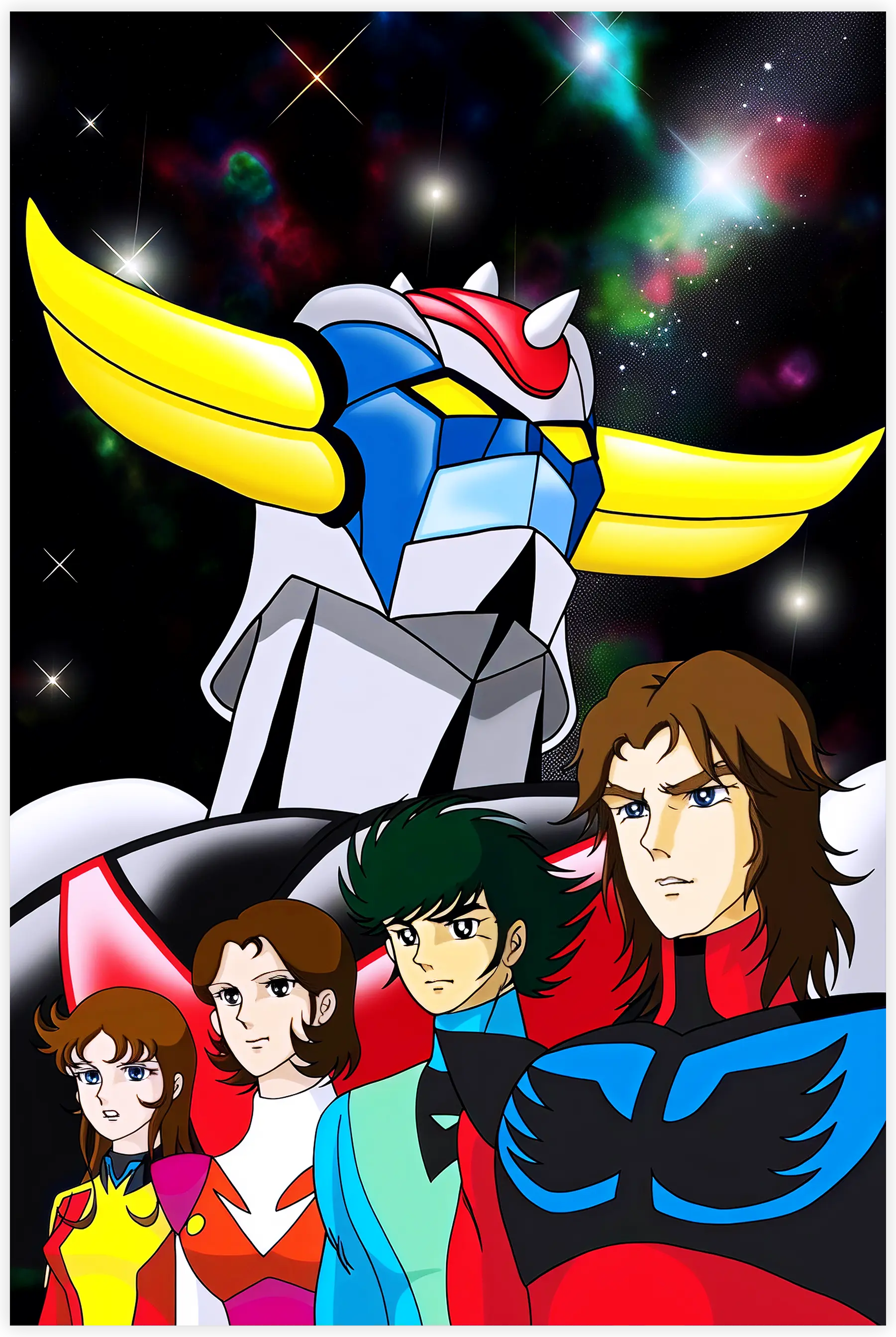 tableau-goldorak-et-son-equipe-galaxy | DreamWay