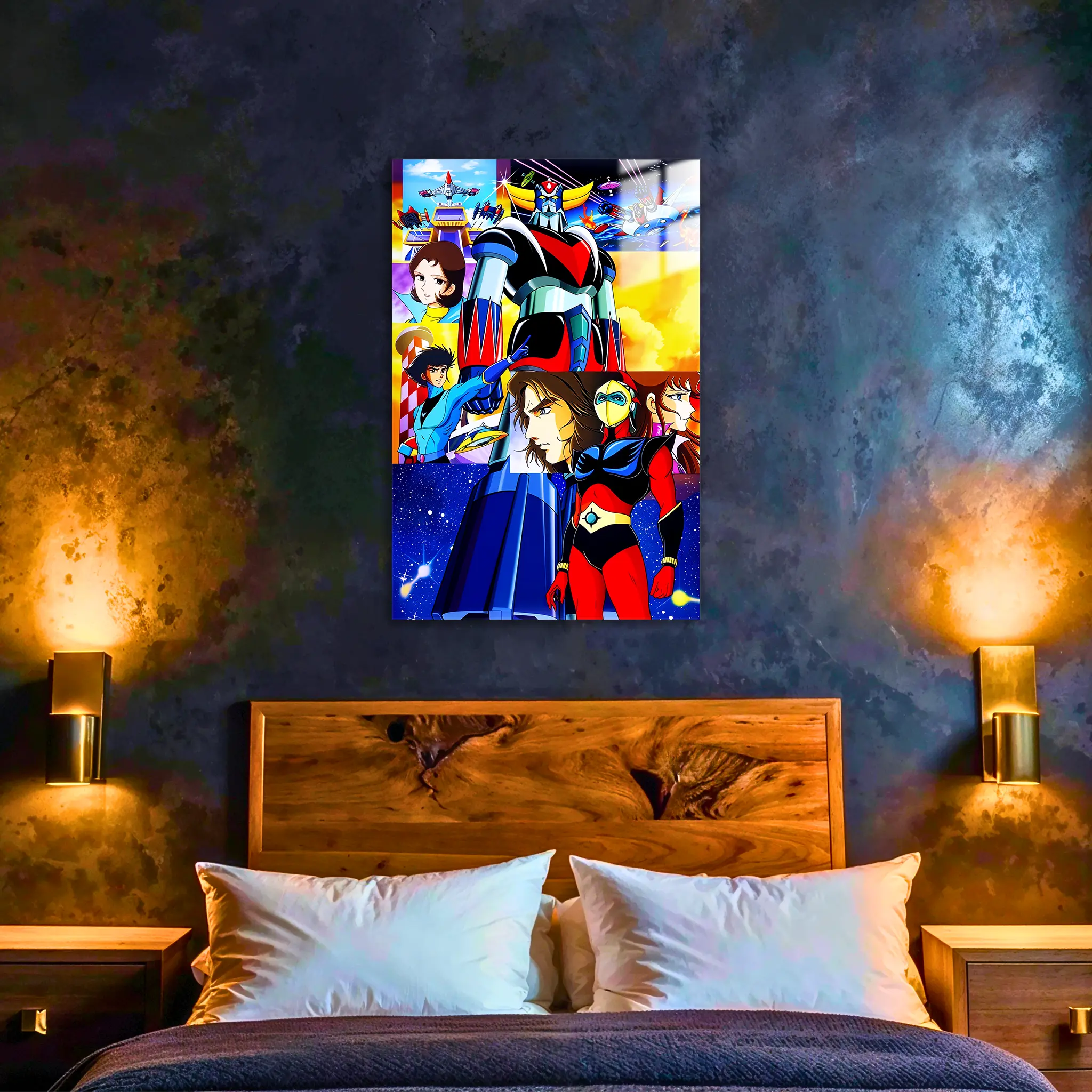 tableau-goldorak-et-son-equipe-les-heros-dans-la-chambre | DreamWay