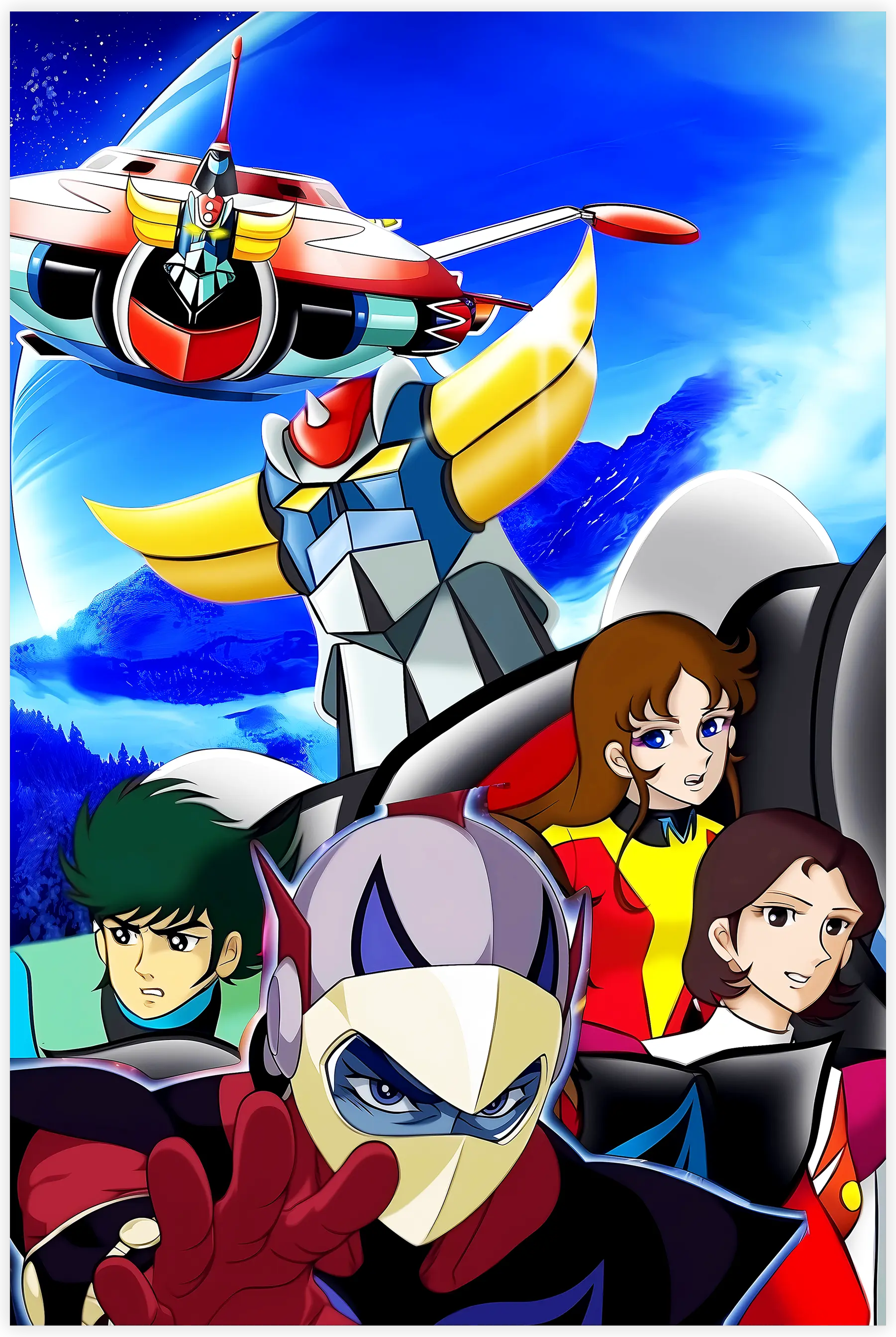 tableau-goldorak-et-son-equipe | DreamWay