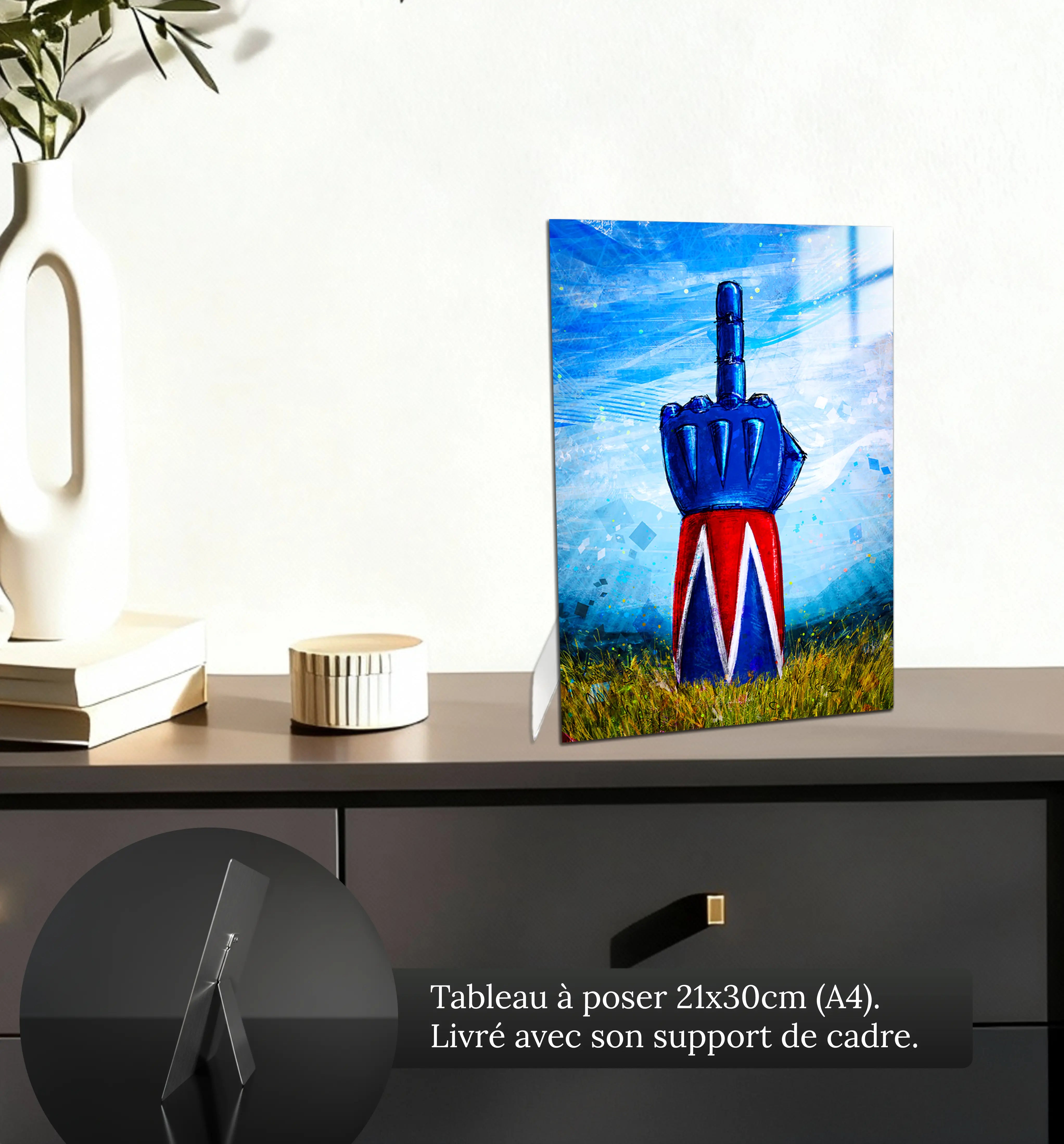 tableau-goldorak-fuck-petit-format-a-poser-sur-meuble | DreamWay