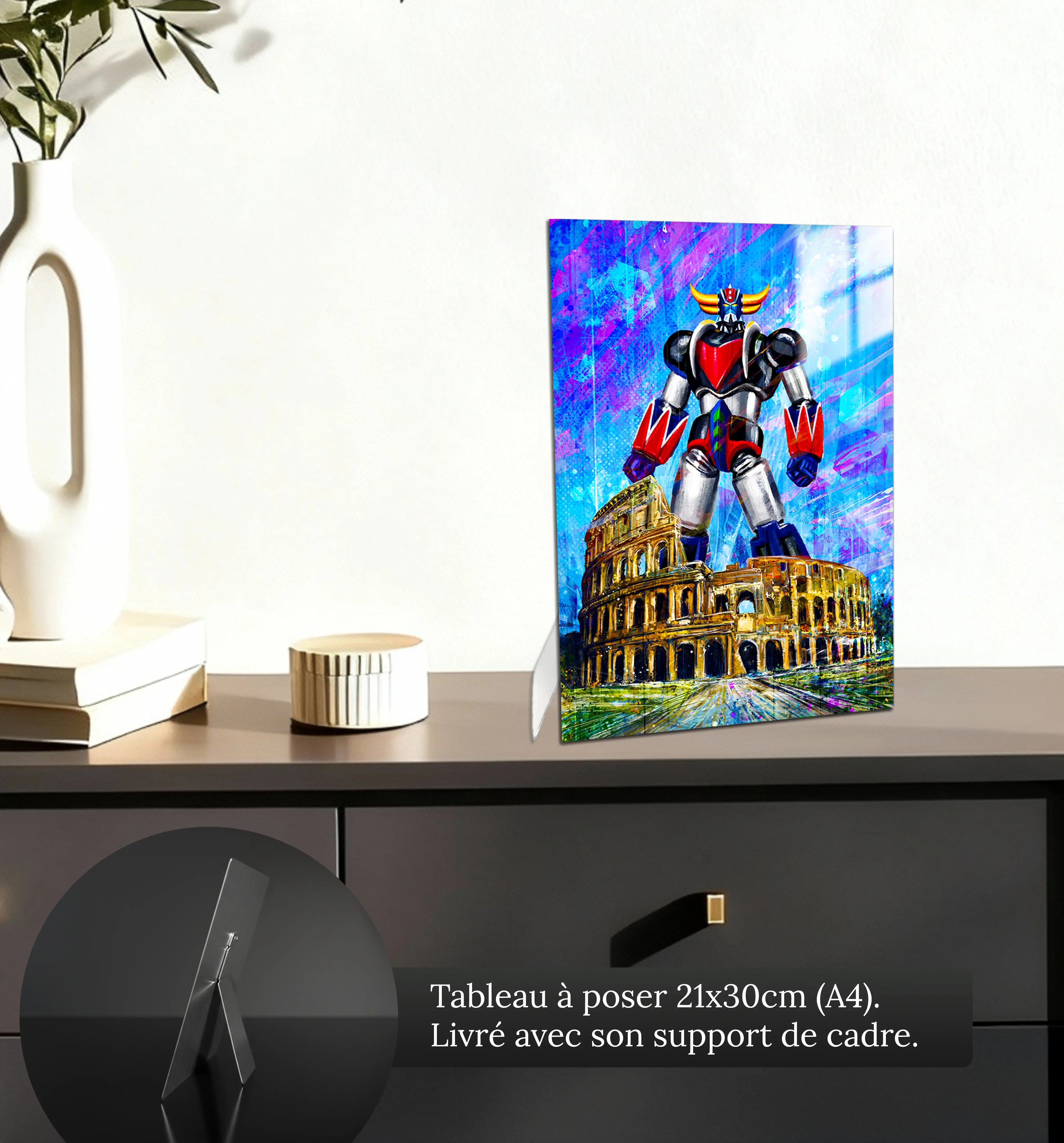 tableau-goldorak-le-colissee-petit-format-a-poser-sur-meuble | DreamWay