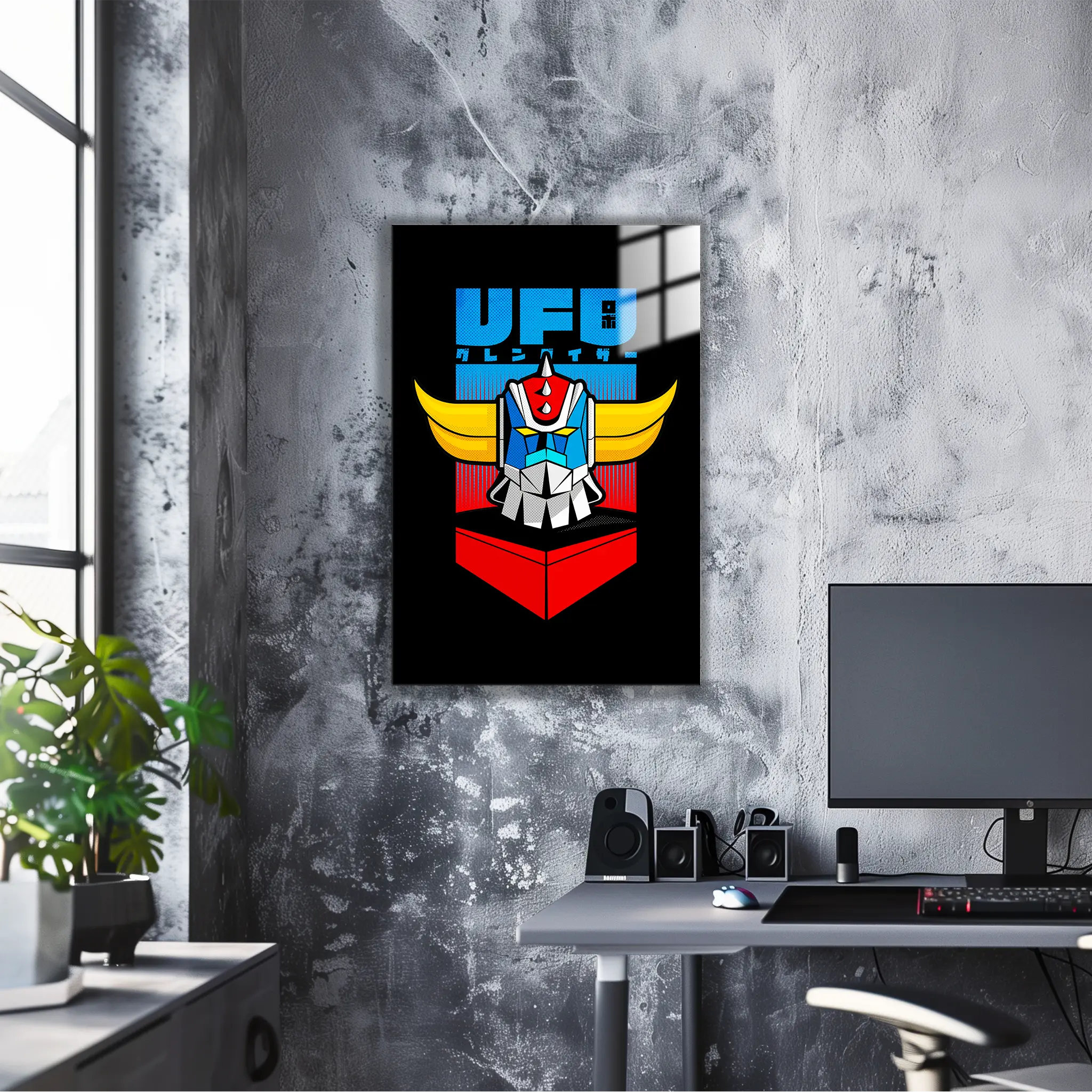 tableau-goldorak-logo-dans-le-bureau | DreamWay