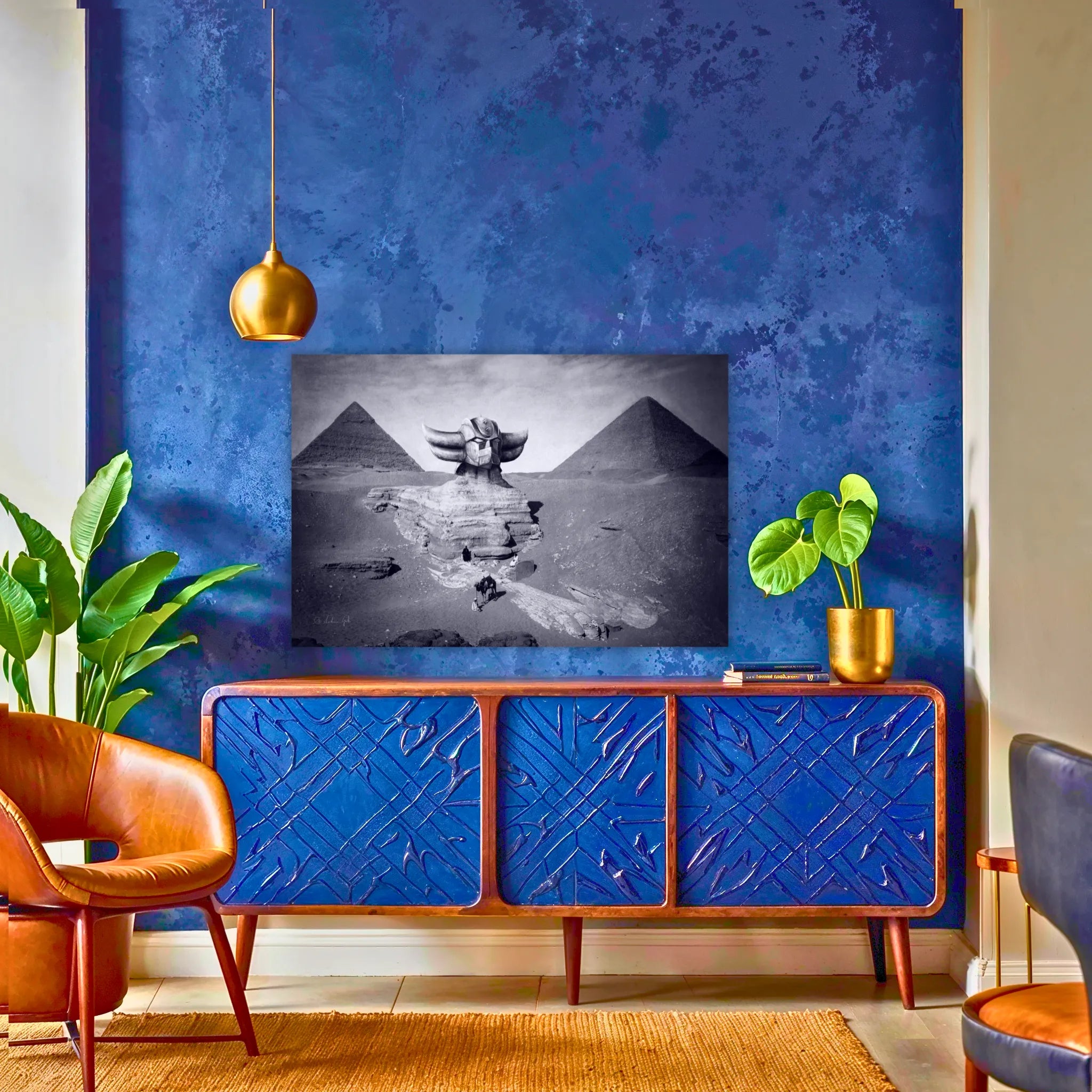 Tableau Goldorak Montagne