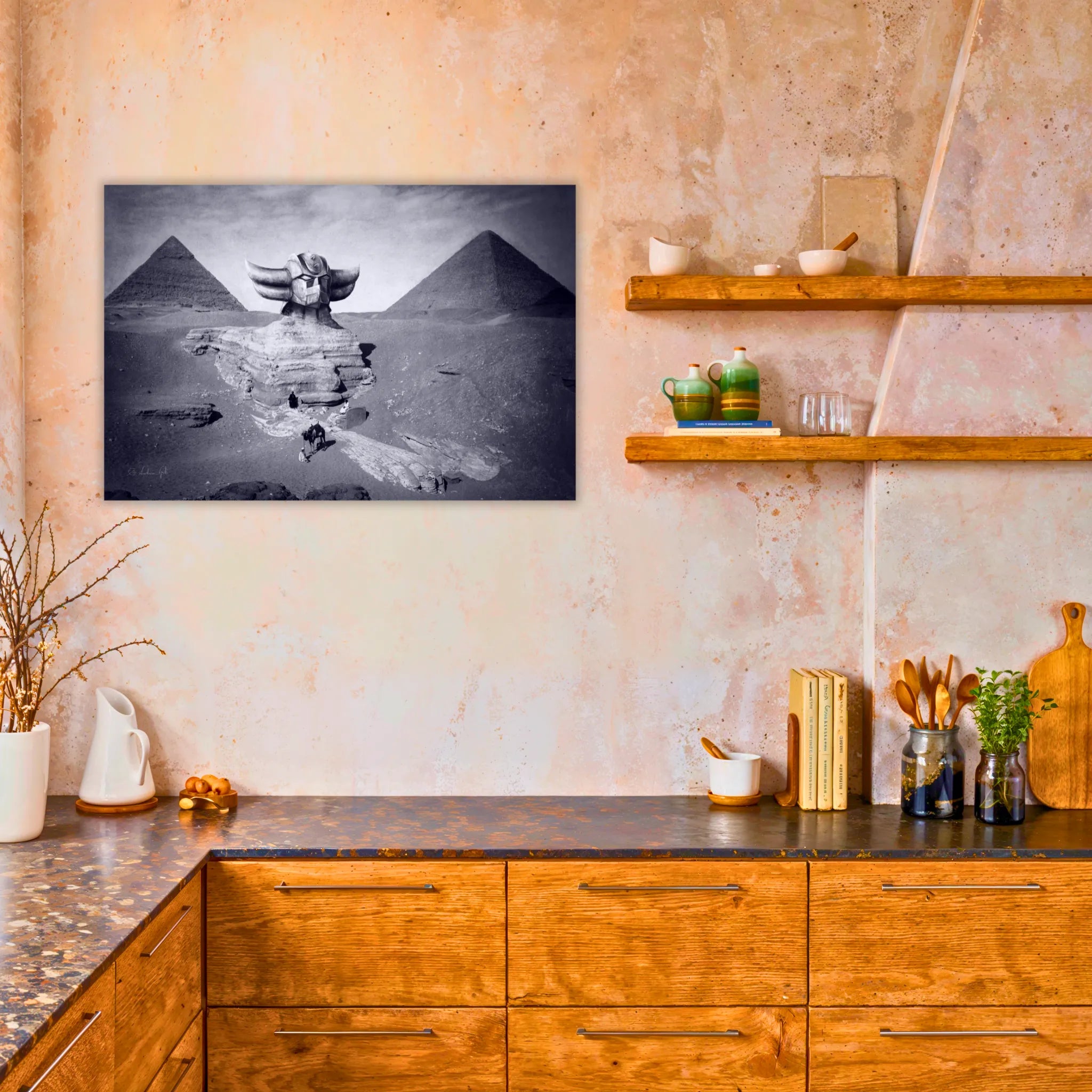 Tableau Goldorak Montagne