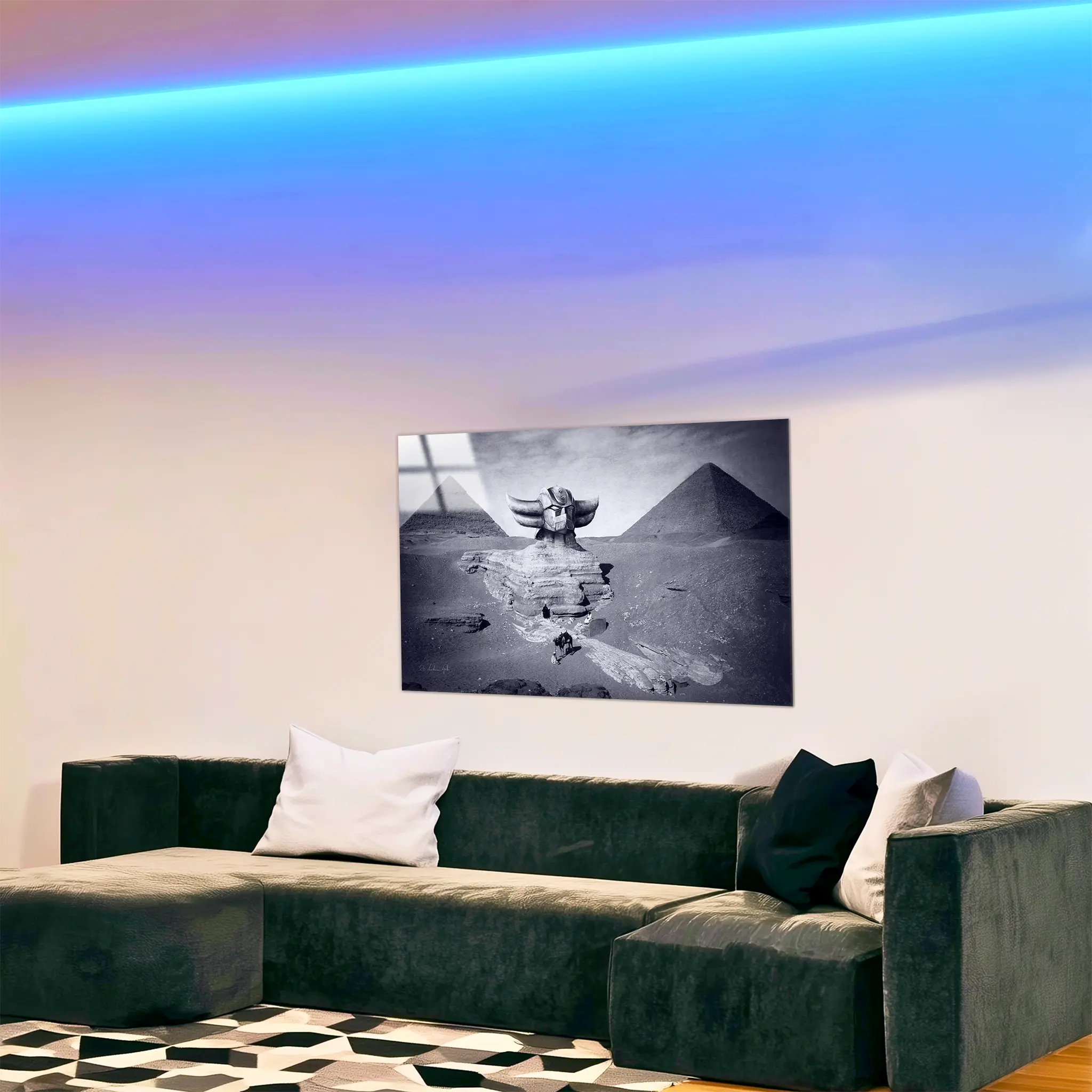 tableau-goldorak-montagne-dans-le-salon | DreamWay