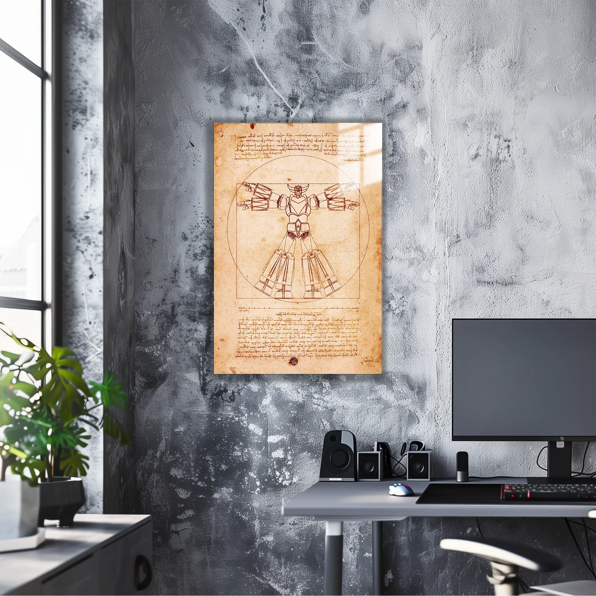 tableau-goldorak-papier-vintage | DreamWay