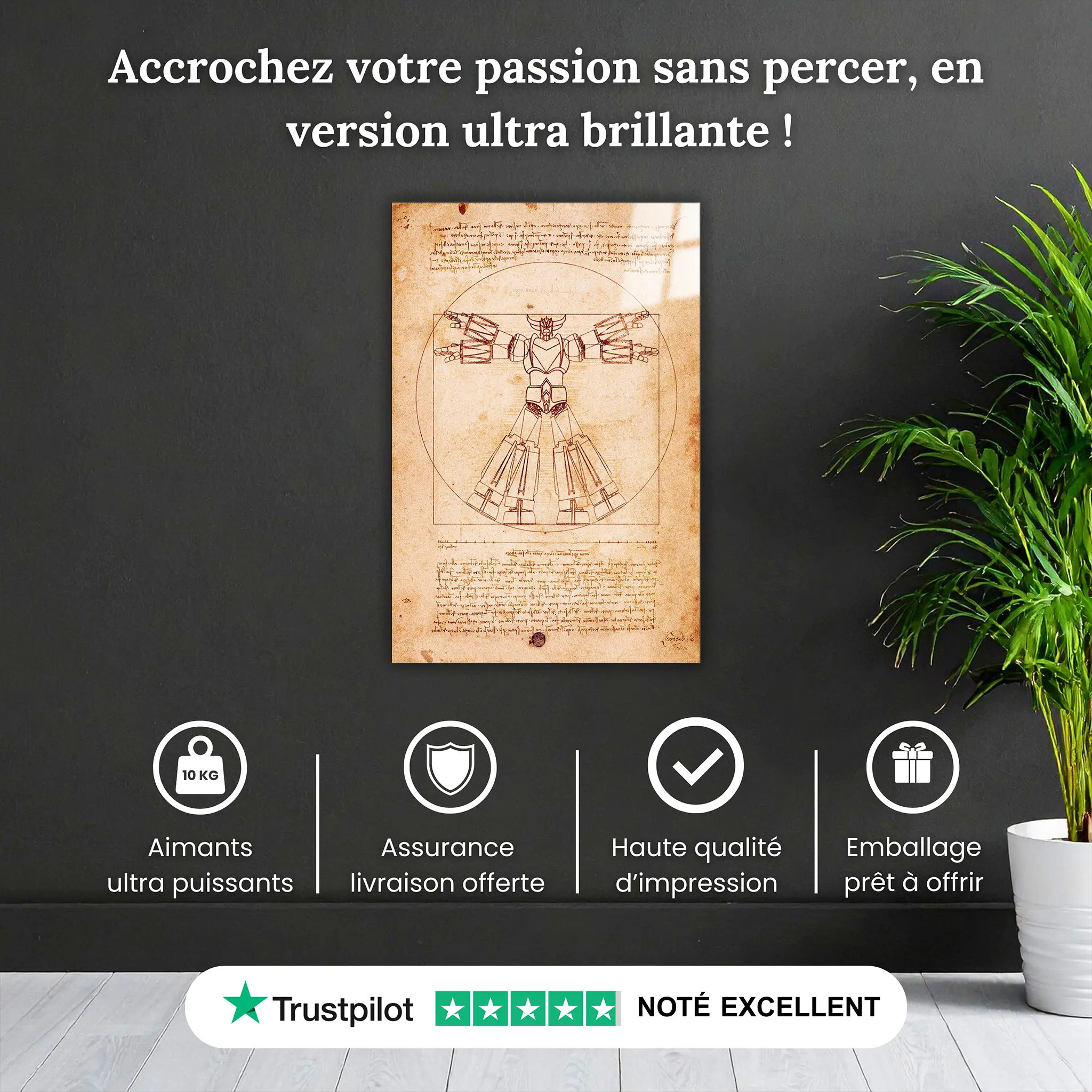 tableau-goldorak-papier-vintage-pourquoi-acheter | DreamWay