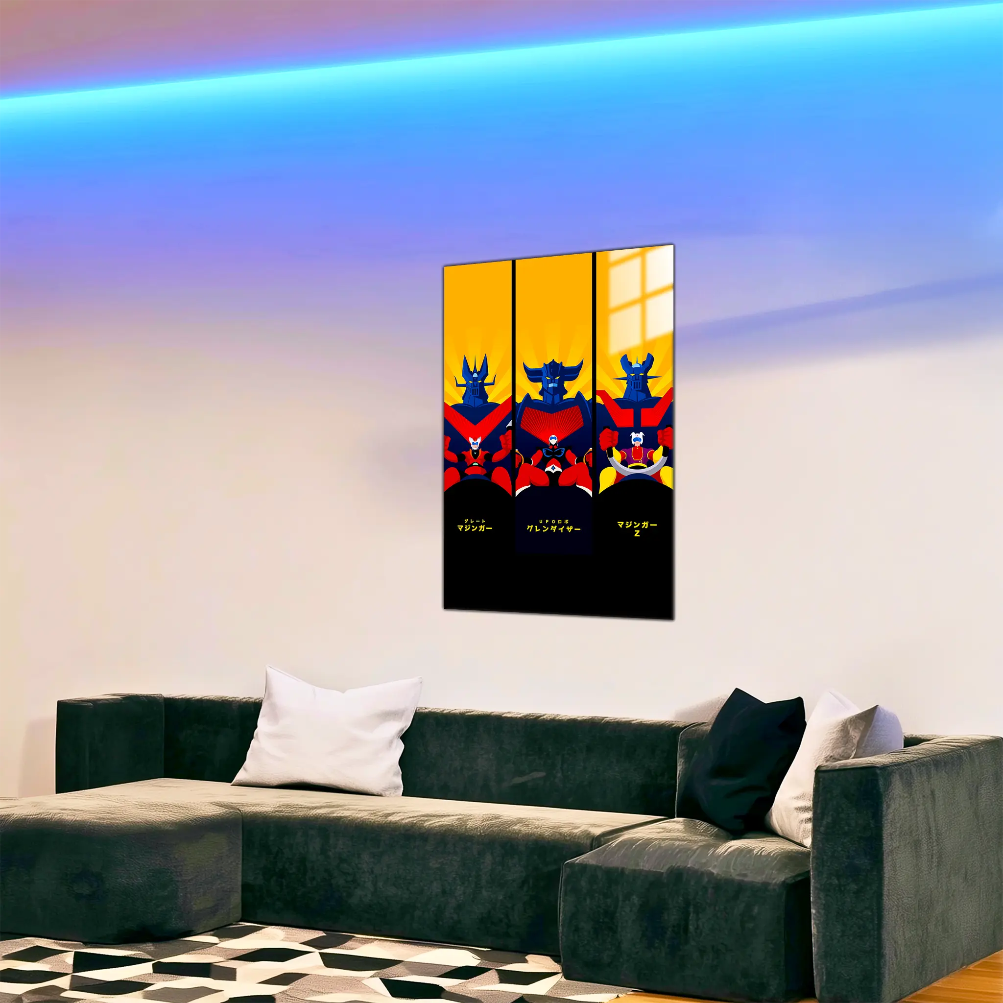 tableau-goldorak-pilots-dans-le-salon | DreamWay