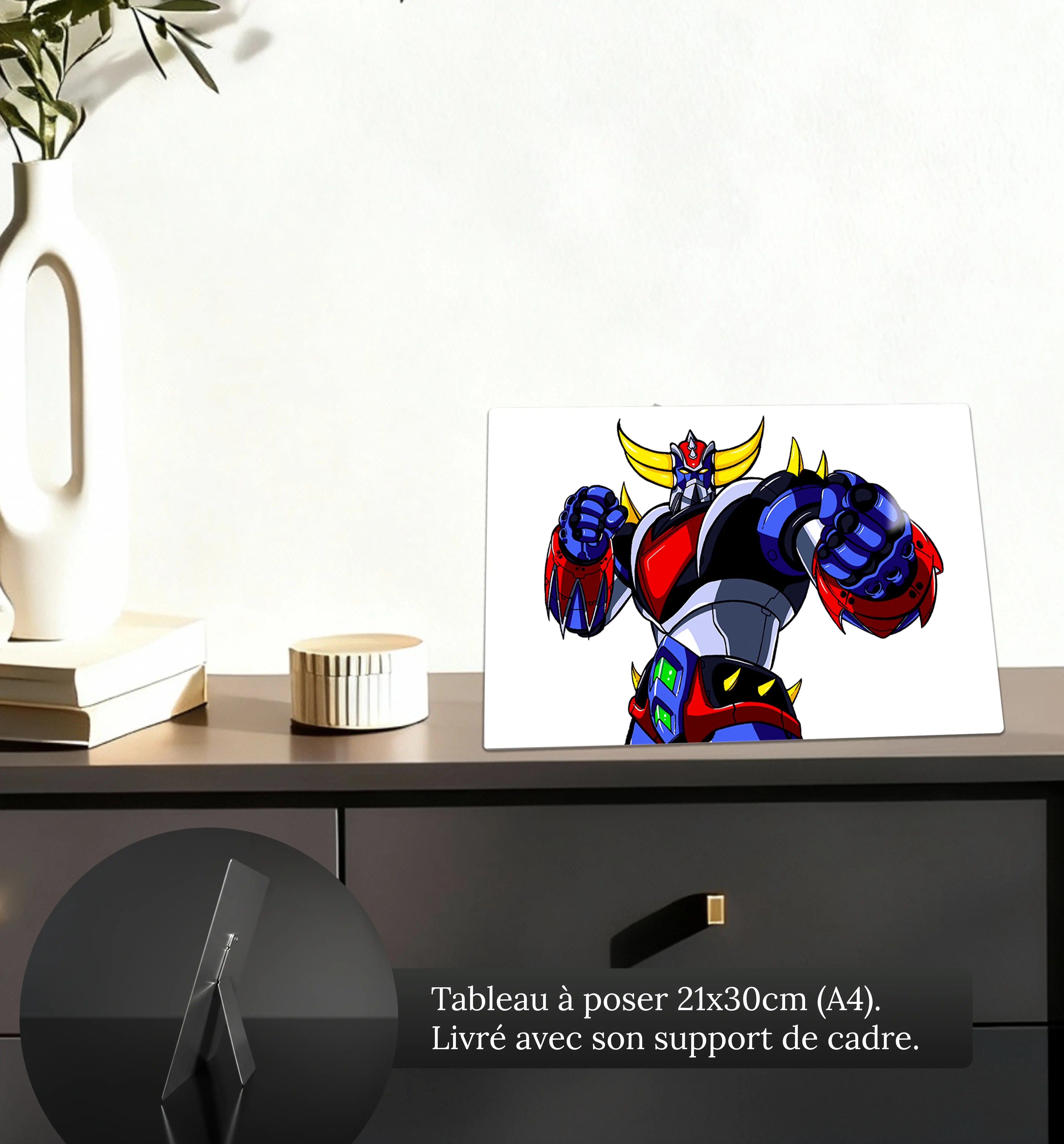 tableau-goldorak-portrait-petit-format-a-poser-sur-meuble | DreamWay