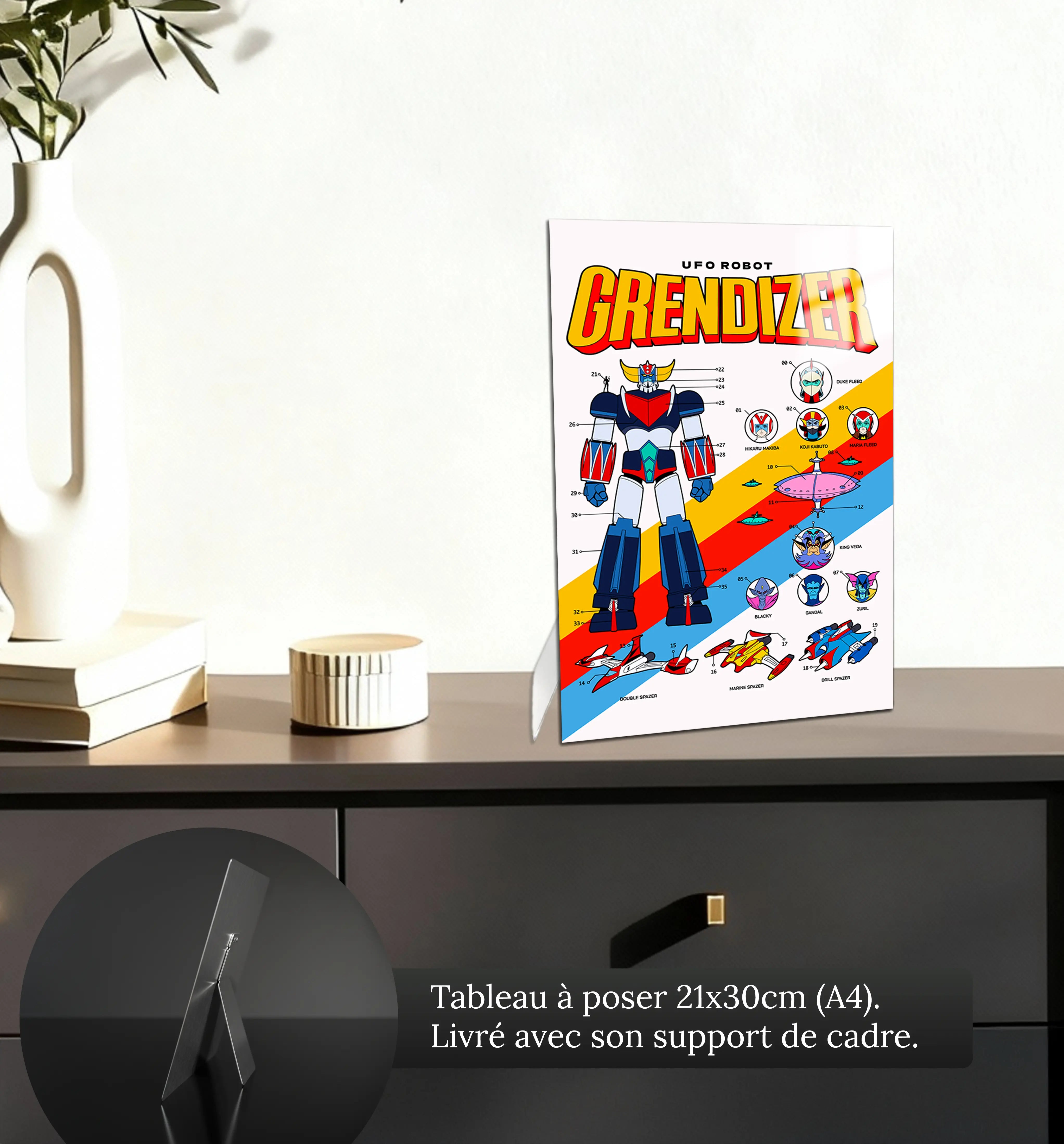 tableau-goldorak-robot-affiche-petit-format-a-poser-sur-meuble | DreamWay