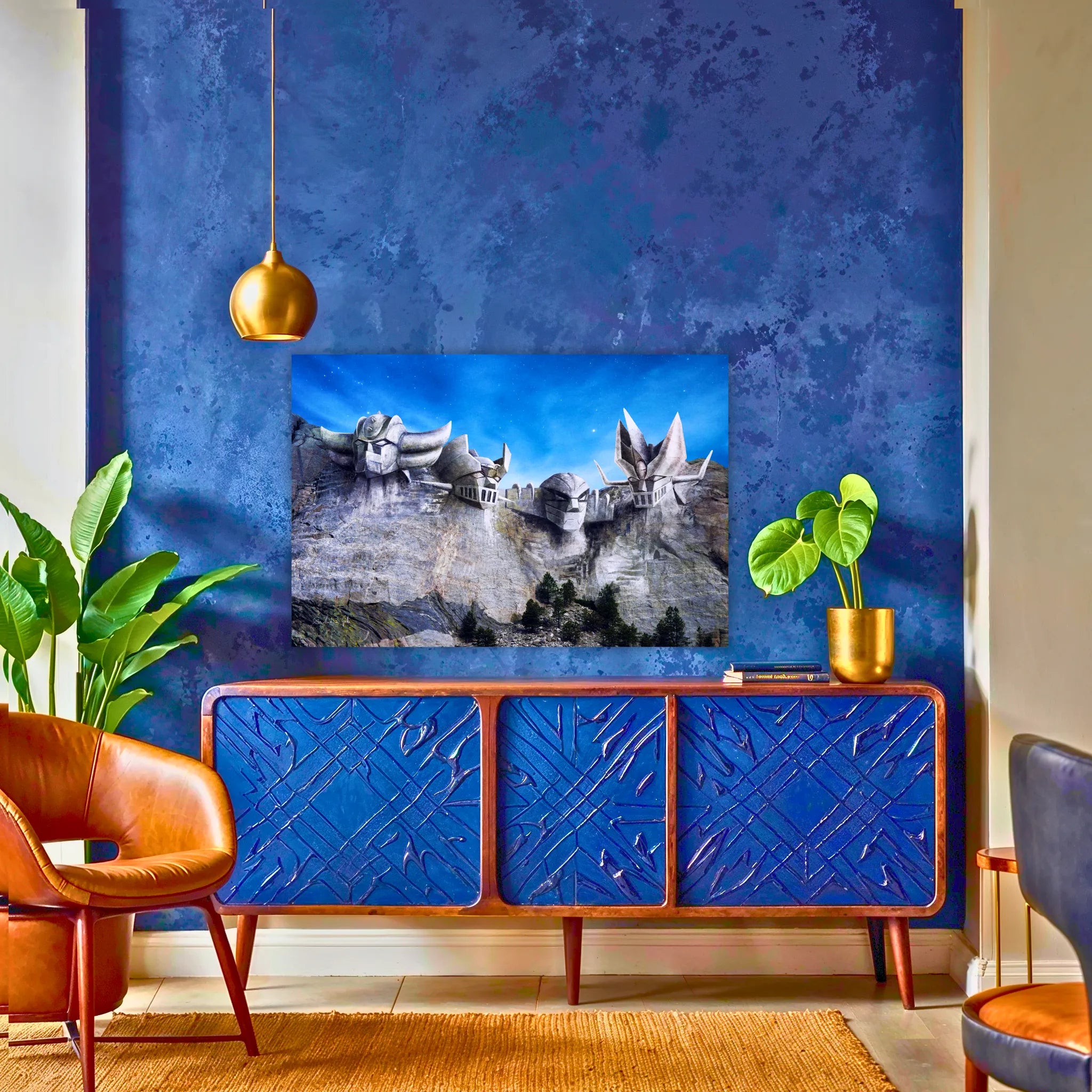 Tableau Goldorak Rushmore