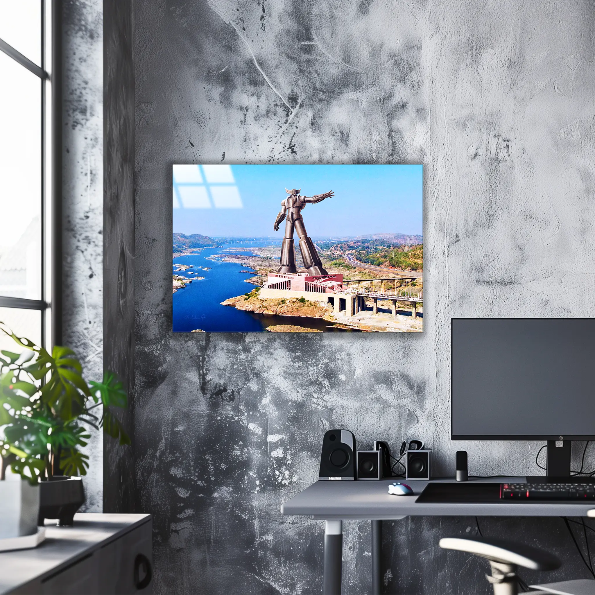 Tableau Goldorak Sculpture