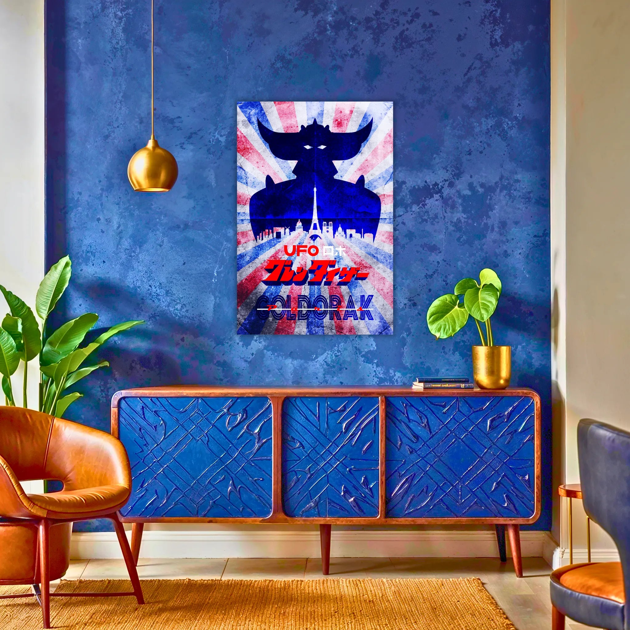 Tableau Goldorak Tricolore