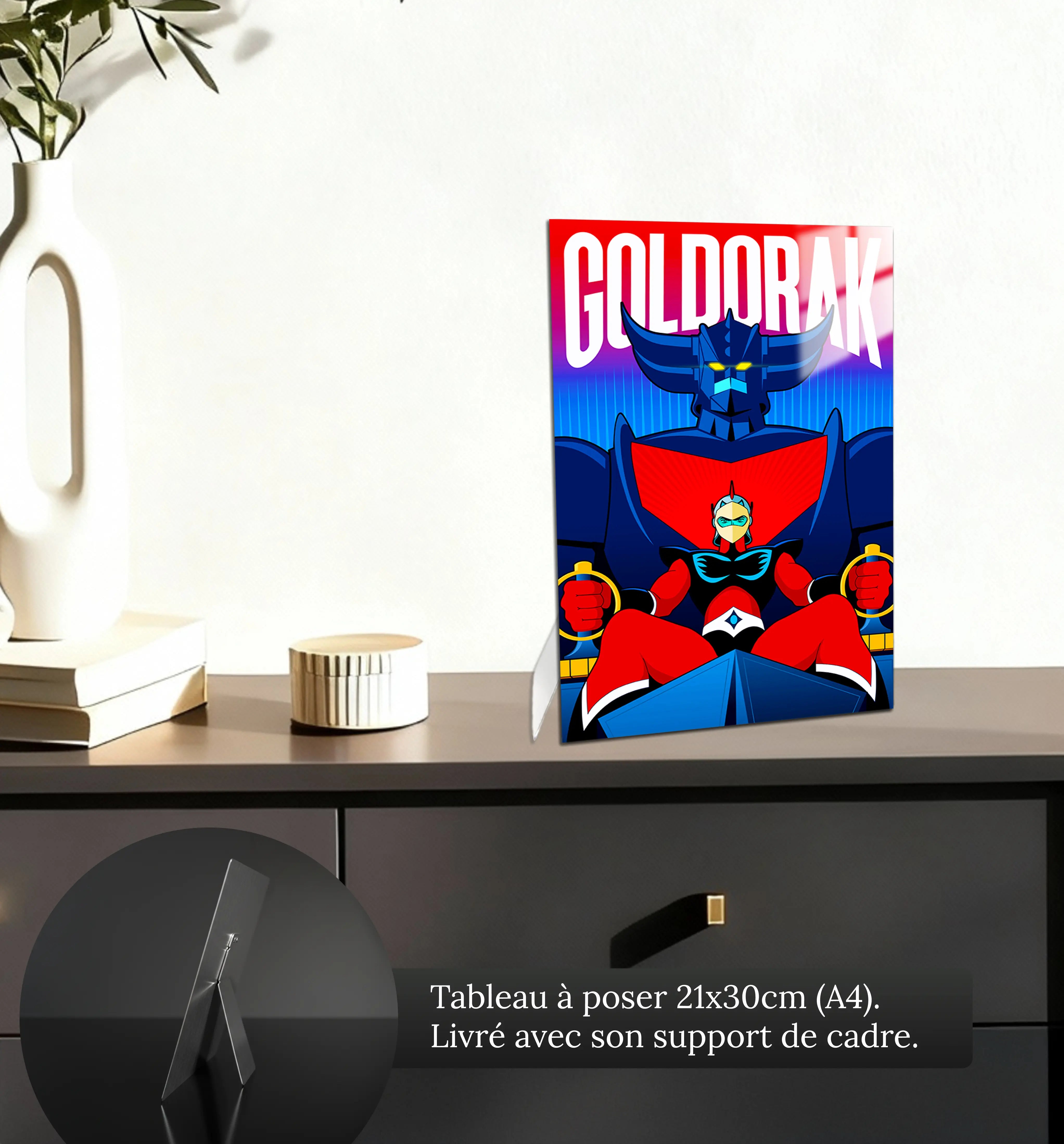 tableau-goldorak-vaisseau-petit-format-a-poser-sur-meuble | DreamWay