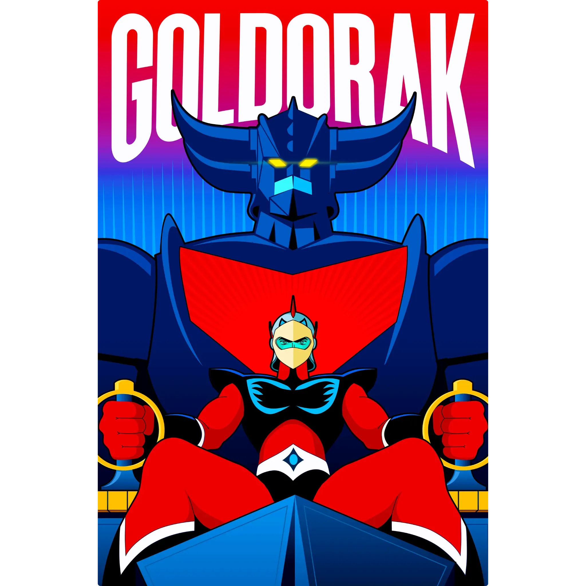 Tableau Goldorak Vaisseau