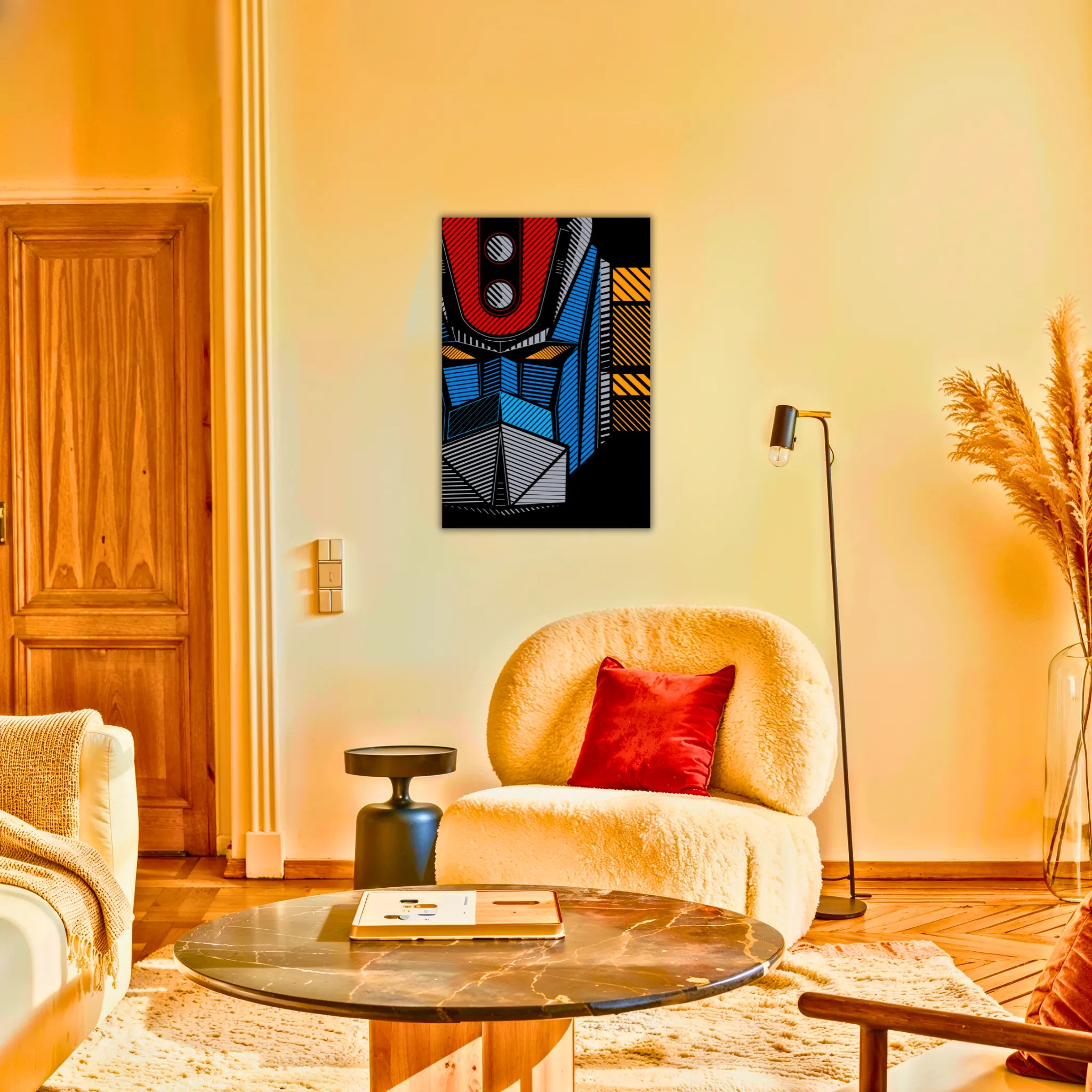 Tableau Goldorak Visage