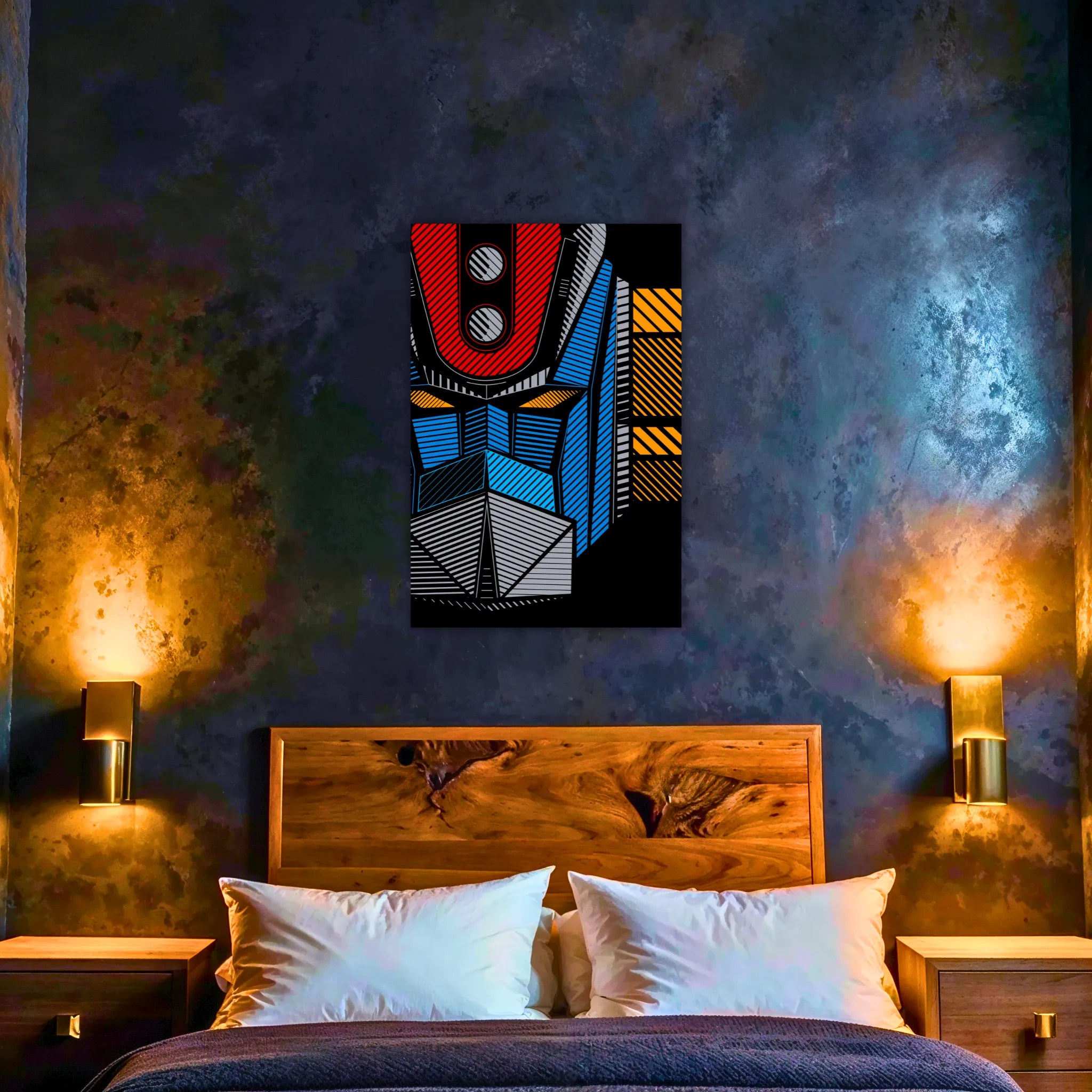 Tableau Goldorak Visage