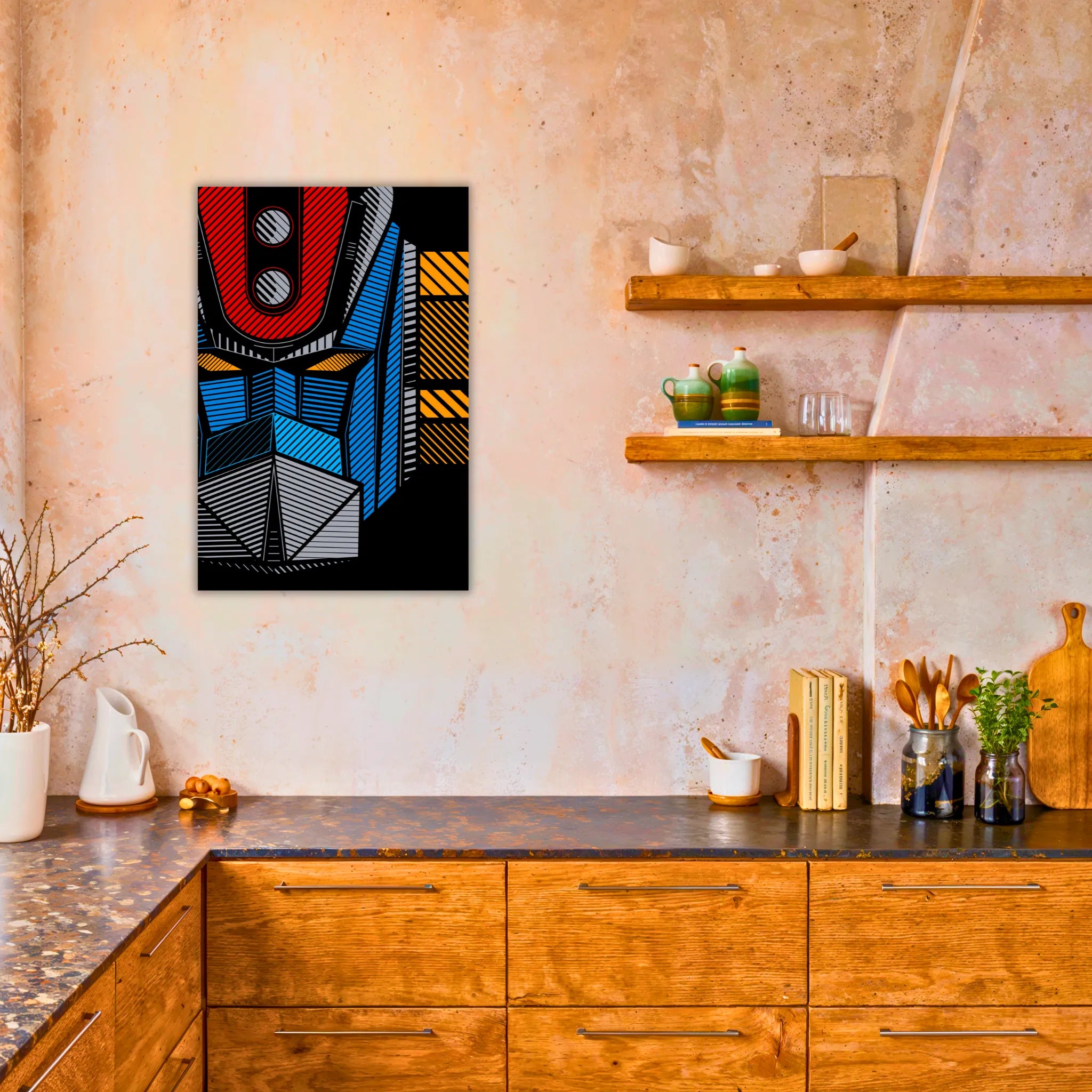 Tableau Goldorak Visage