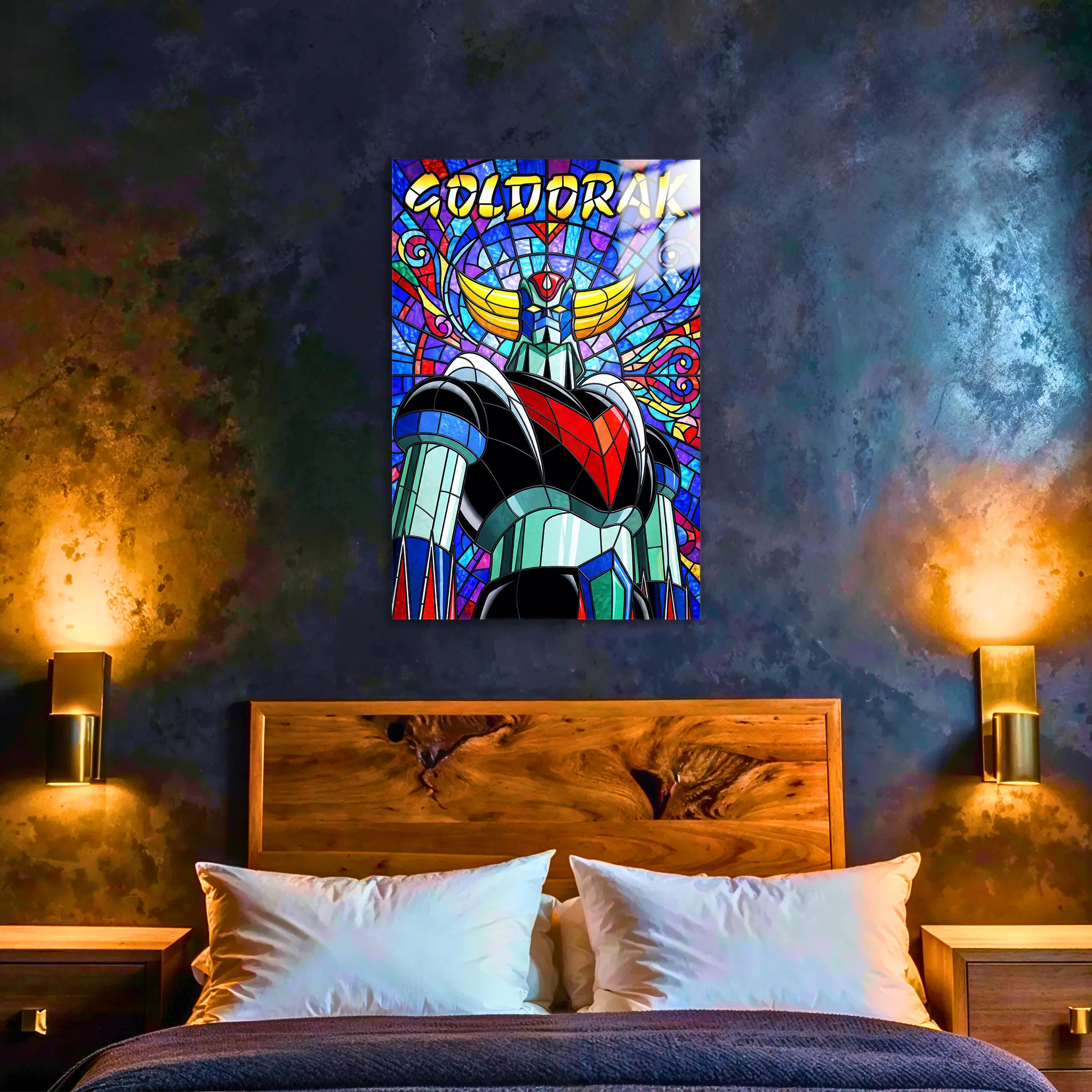 Tableau Goldorak Vitrail