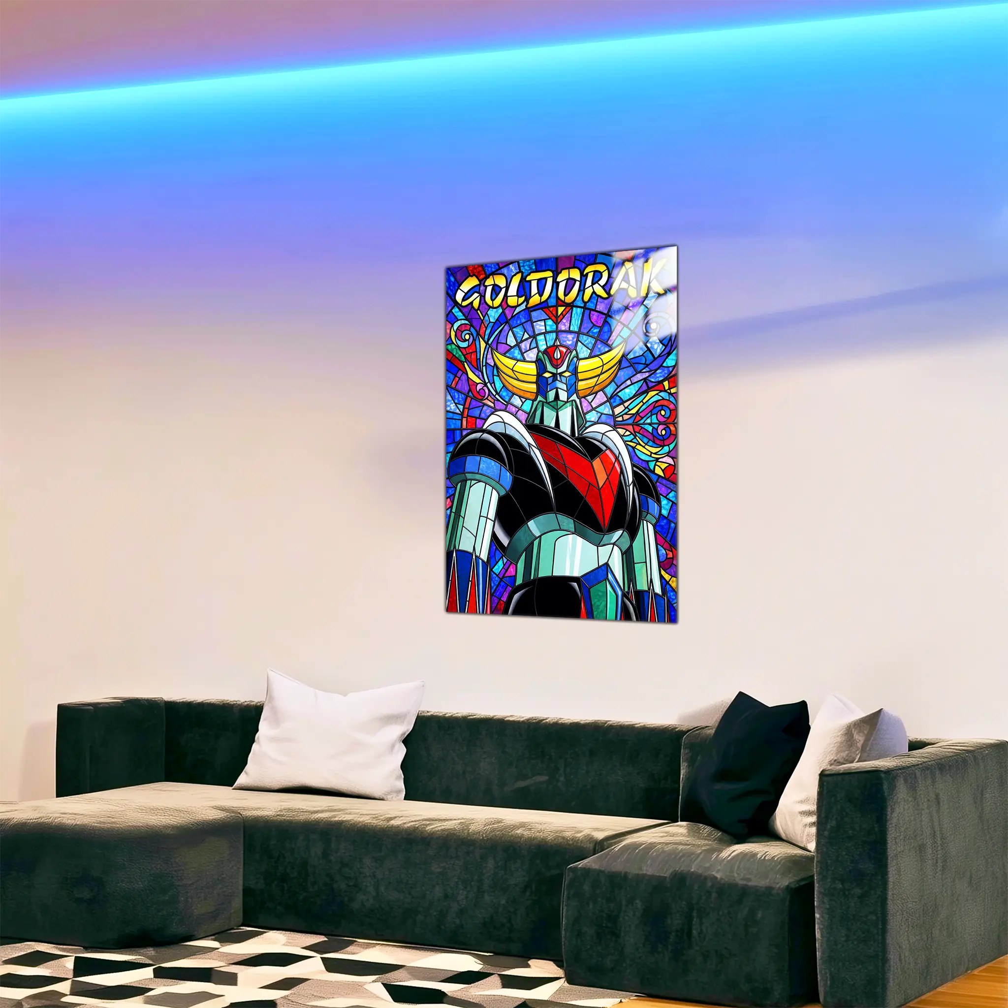 Tableau Goldorak Vitrail