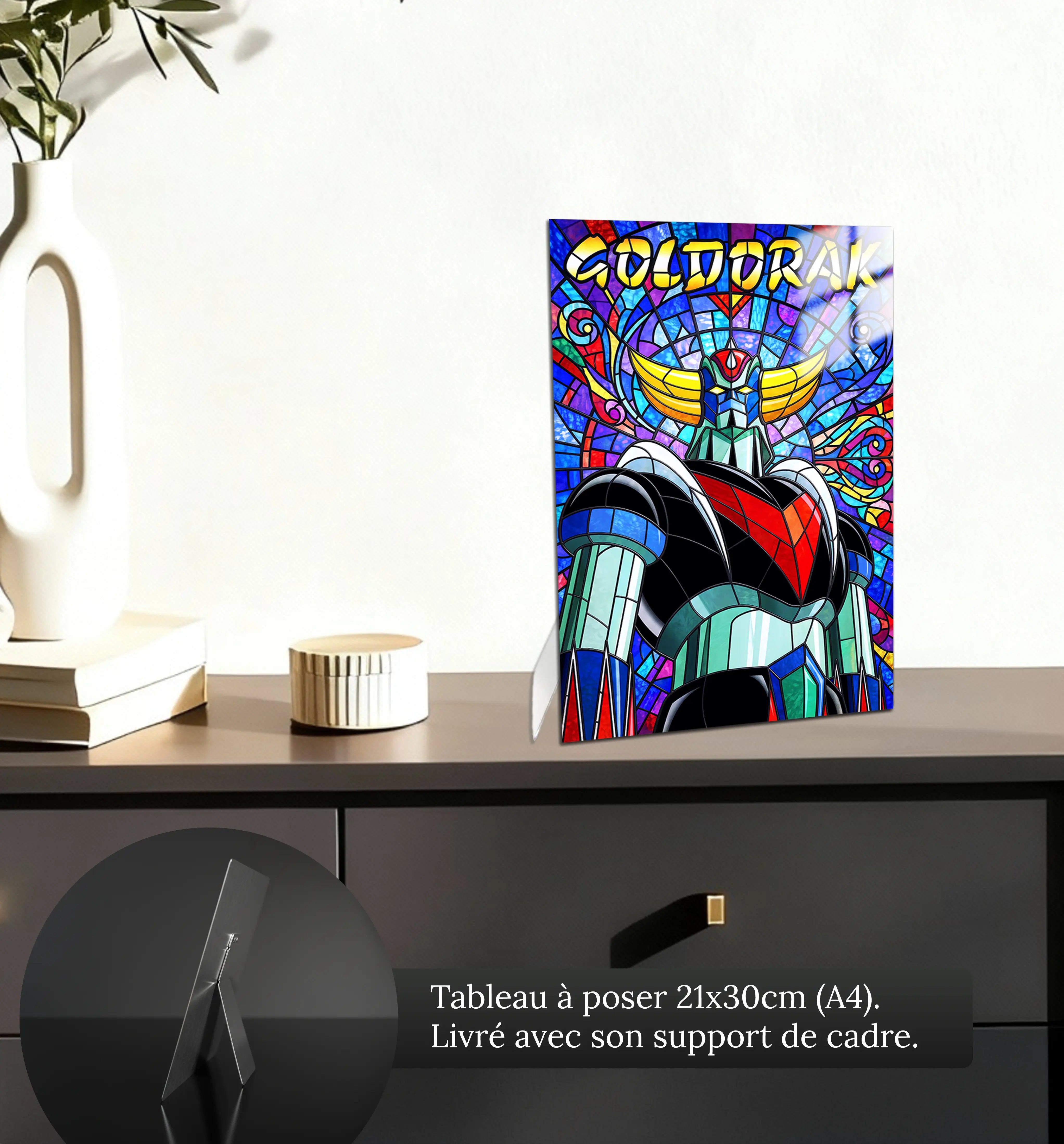 Tableau Goldorak Vitrail