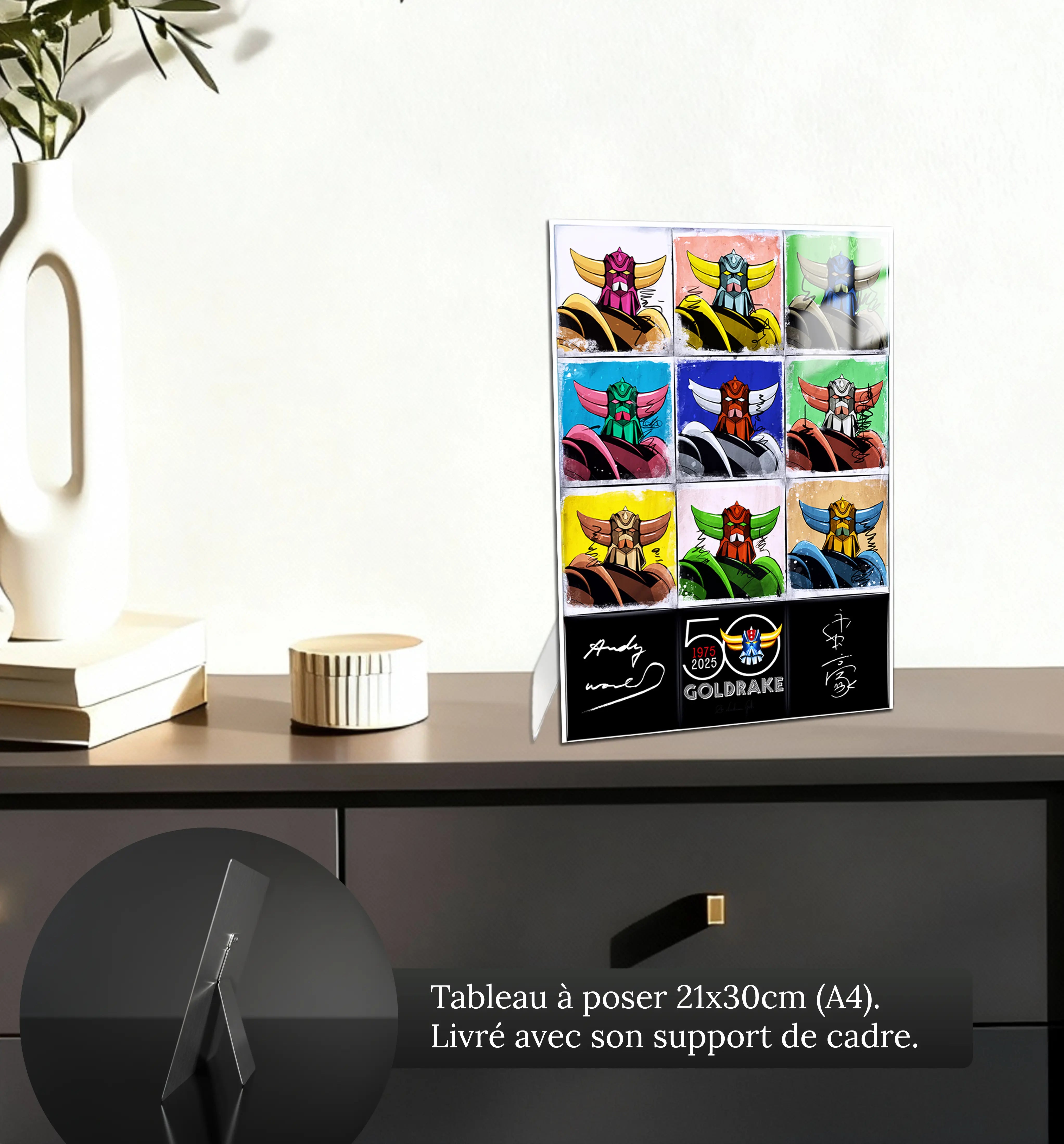 tableau-goldorak-warhol-petit-format-a-poser-sur-meuble | DreamWay