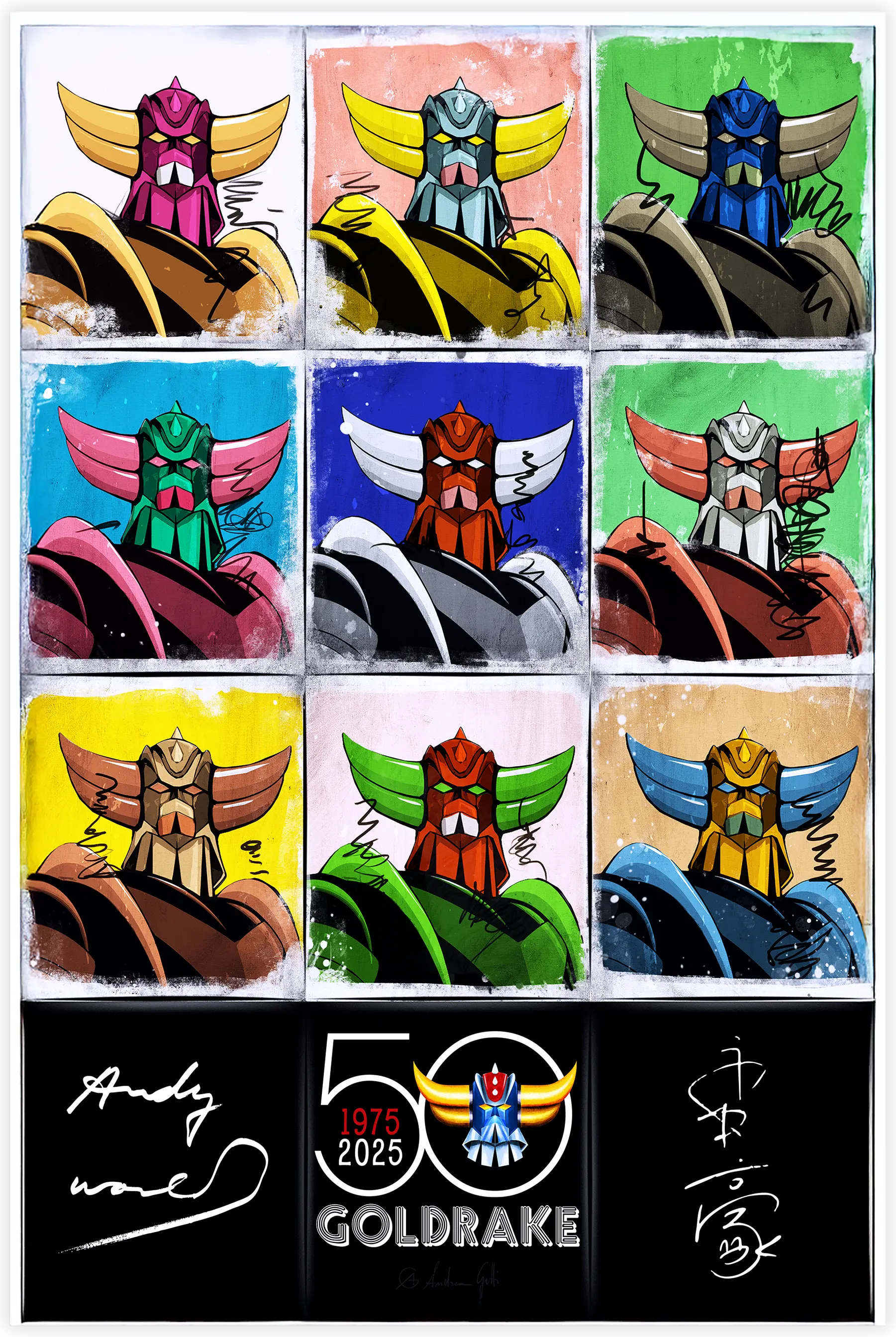 tableau-goldorak-warhol | DreamWay