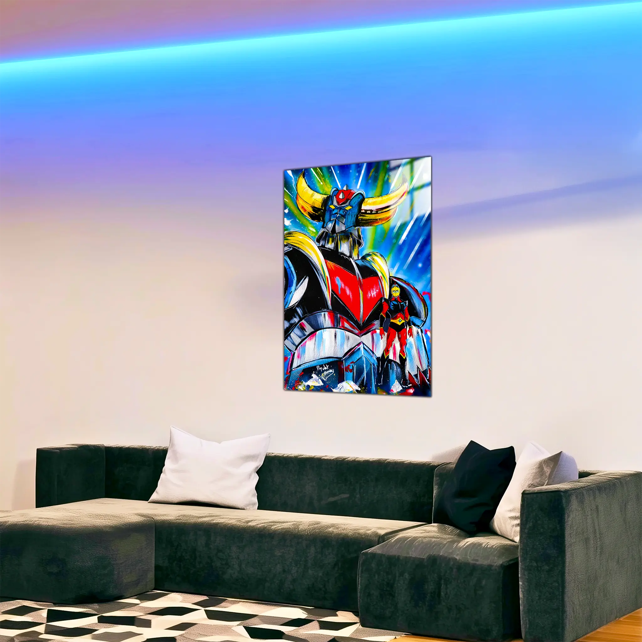 tableau-goldorak.-pop-art-dans-le-salon | DreamWay