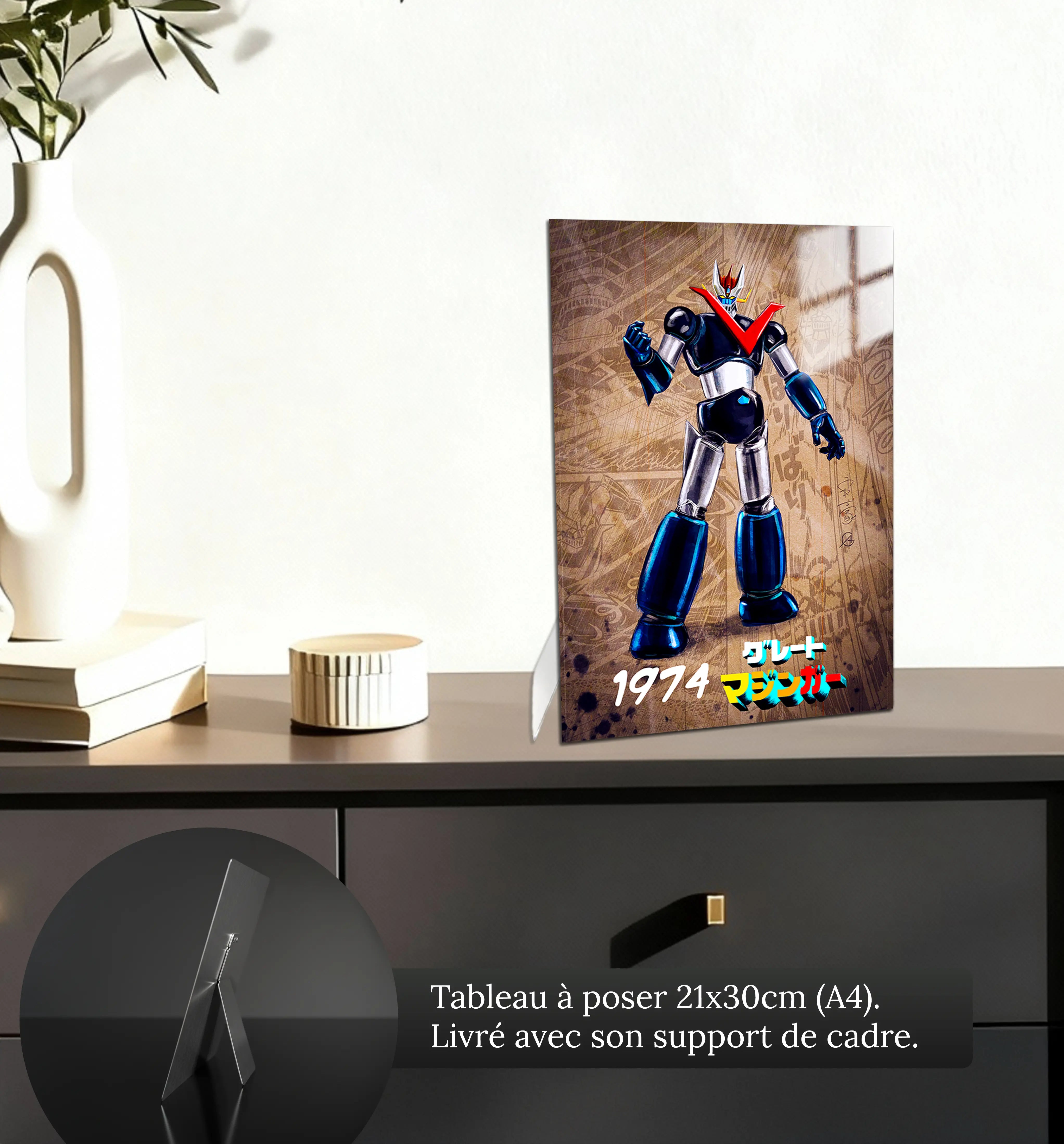 tableau-great-mazinger-1974-bd-petit-format-a-poser-sur-meuble | DreamWay