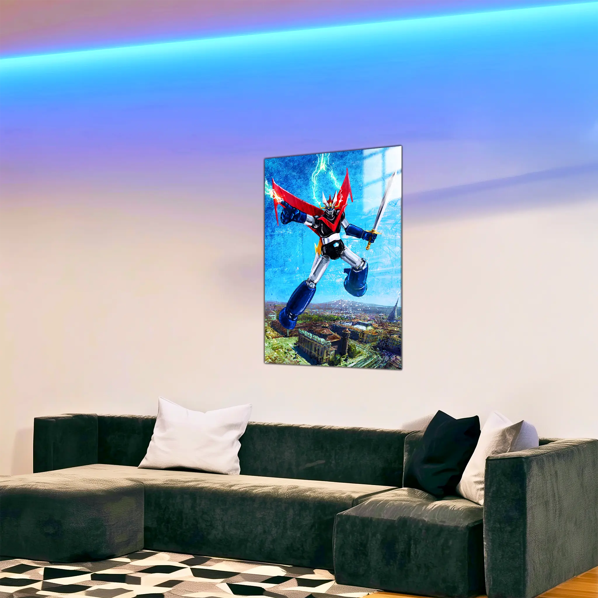 tableau-great-mazinger-turin-dans-le-salon | DreamWay
