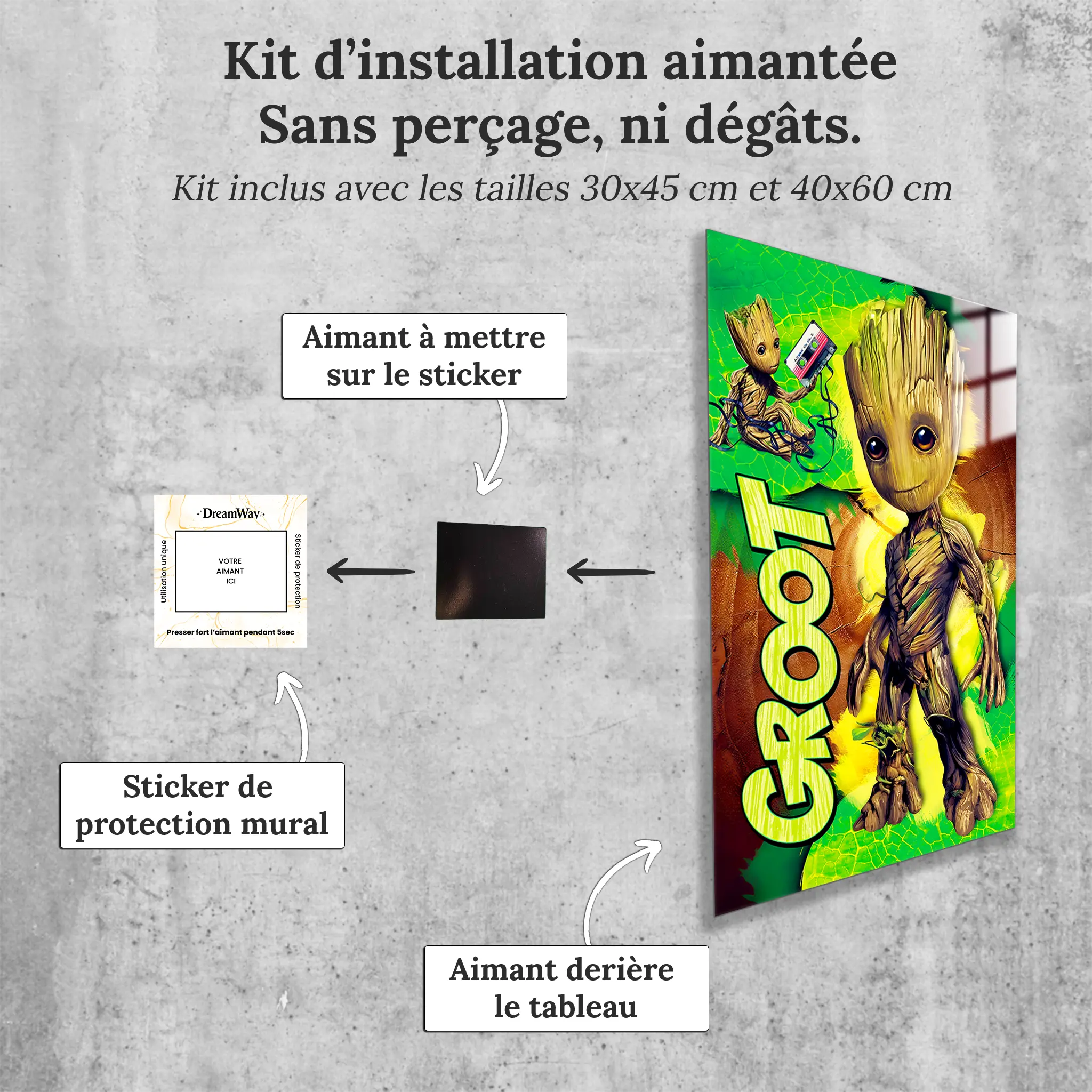 tableau-groot-affiche-avec-installation-aimantee | DreamWay